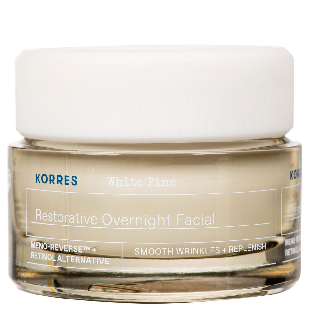 Korres Nachtcreme WHITE Weiß, Reverse™ PINE Meno ml Regenerierende, 40