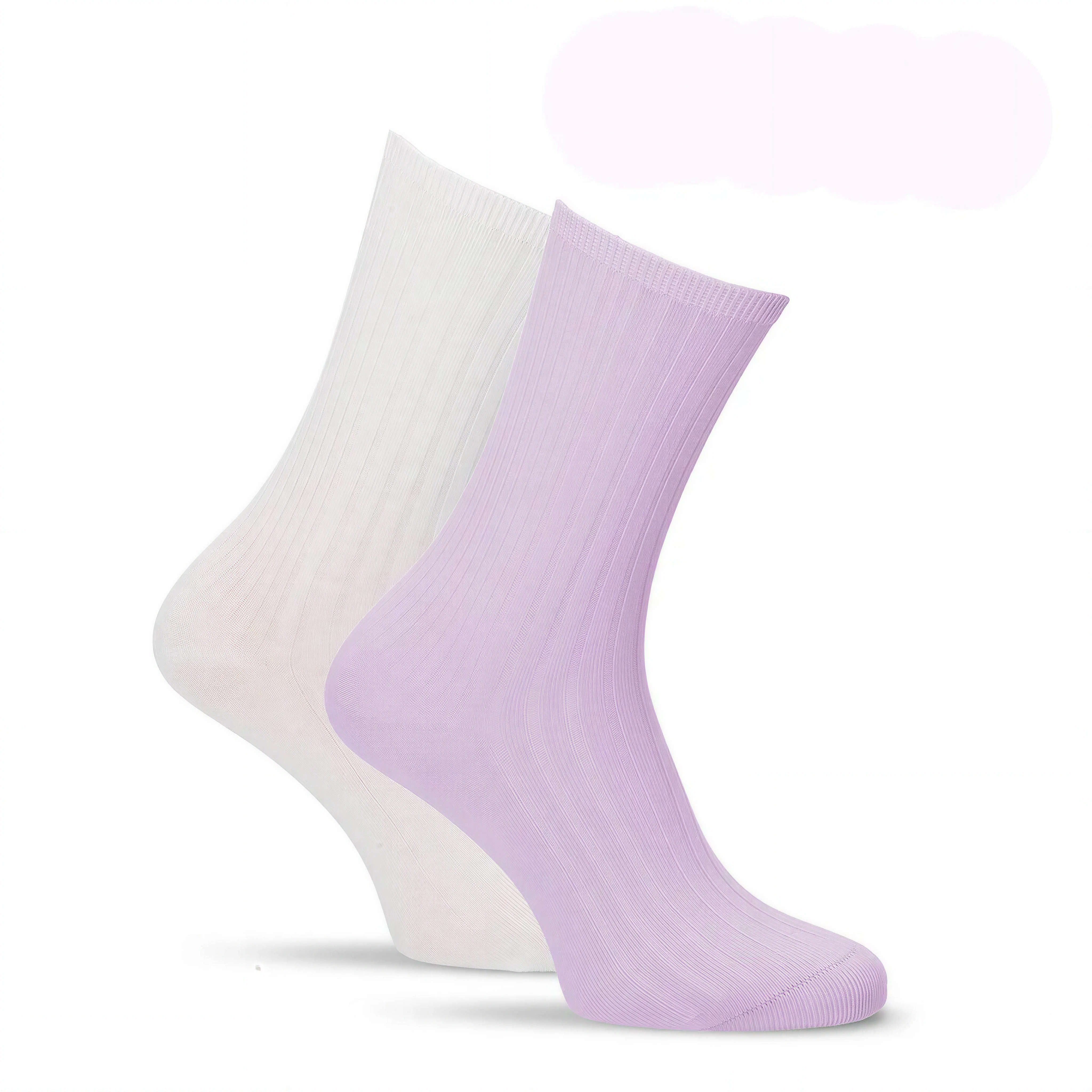 Tamaris Basicsocken Damen mit Rippenstruktur (Set, 2-Paar, 2 Paare) aus hautfreundlicher Baumwolle