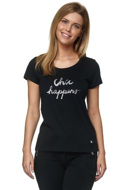 Decay T-Shirt Chic happens mit pfiffigem Statement-Print