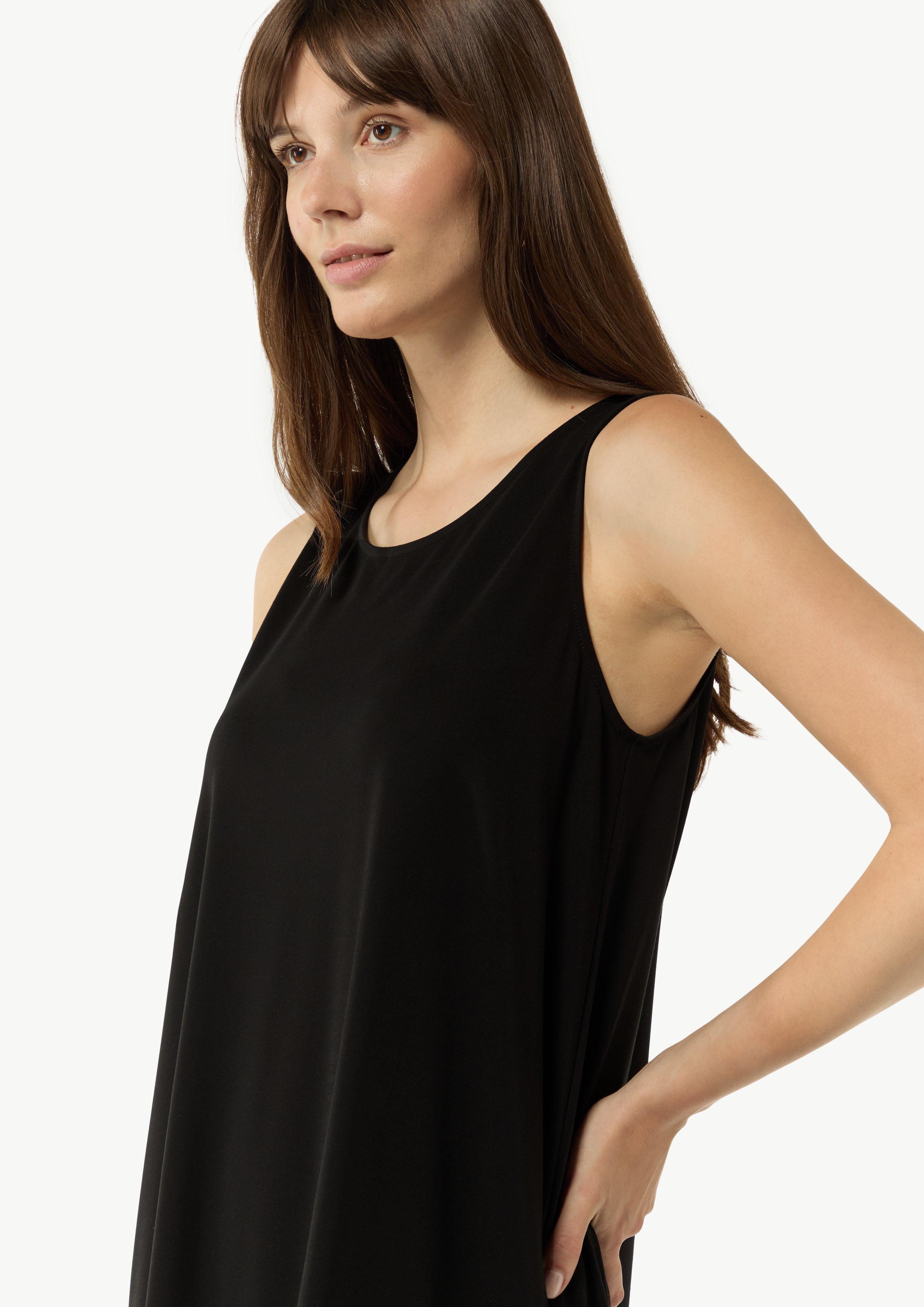 Comma Minikleid Ärmelloses Jersey-Kleid in A-Linien-Form günstig online kaufen