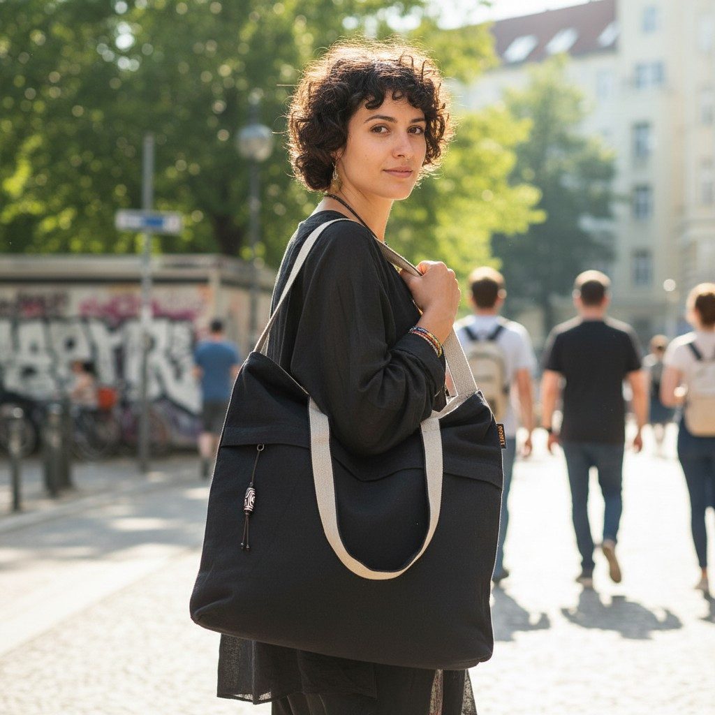 Guru-Shop Schultertasche Geräumige Shopper Tasche, stabile.. günstig online kaufen