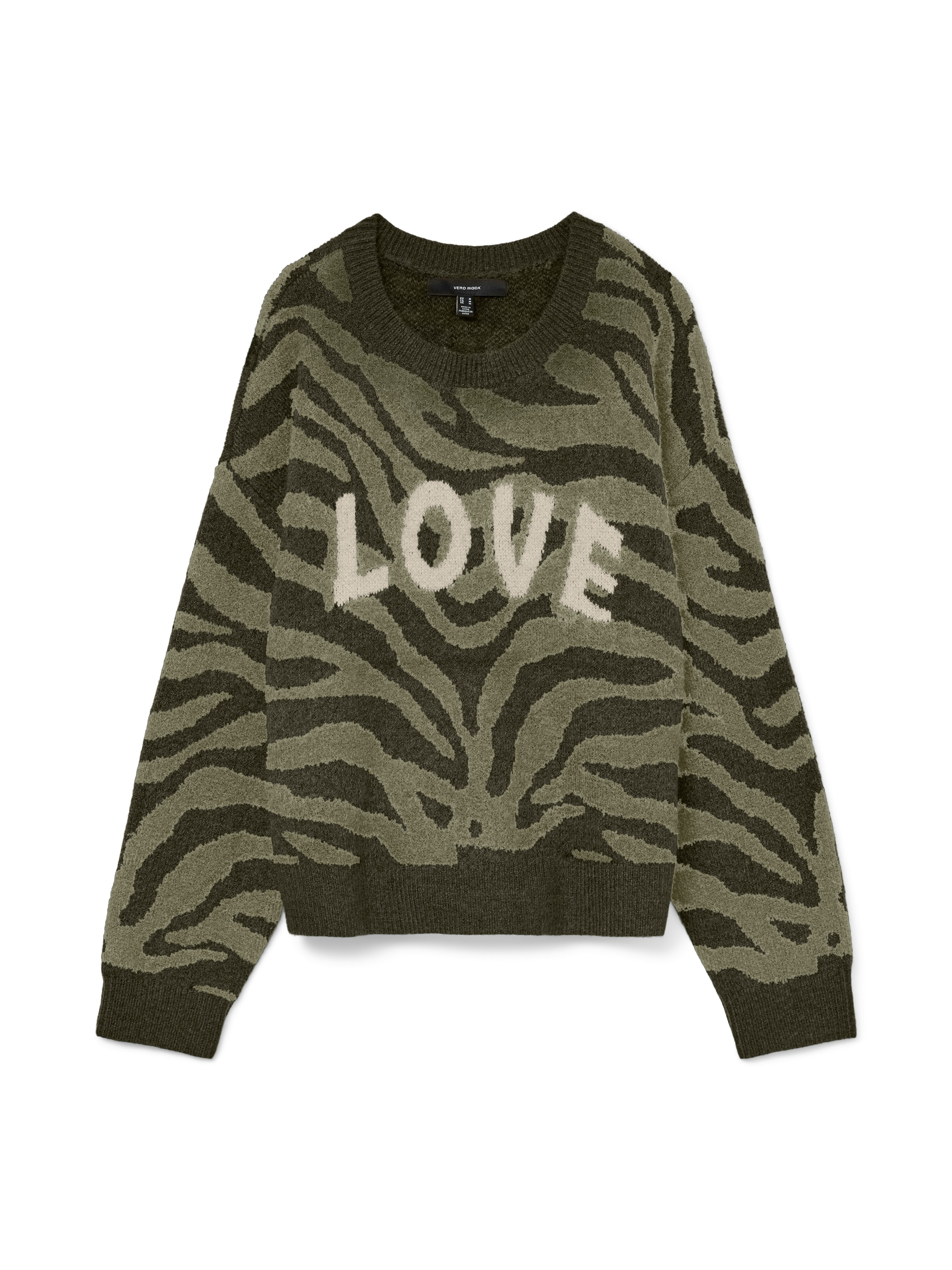 Vero Moda Strickpullover VMNEWKAI LS O-NECK PULLOVER BOO