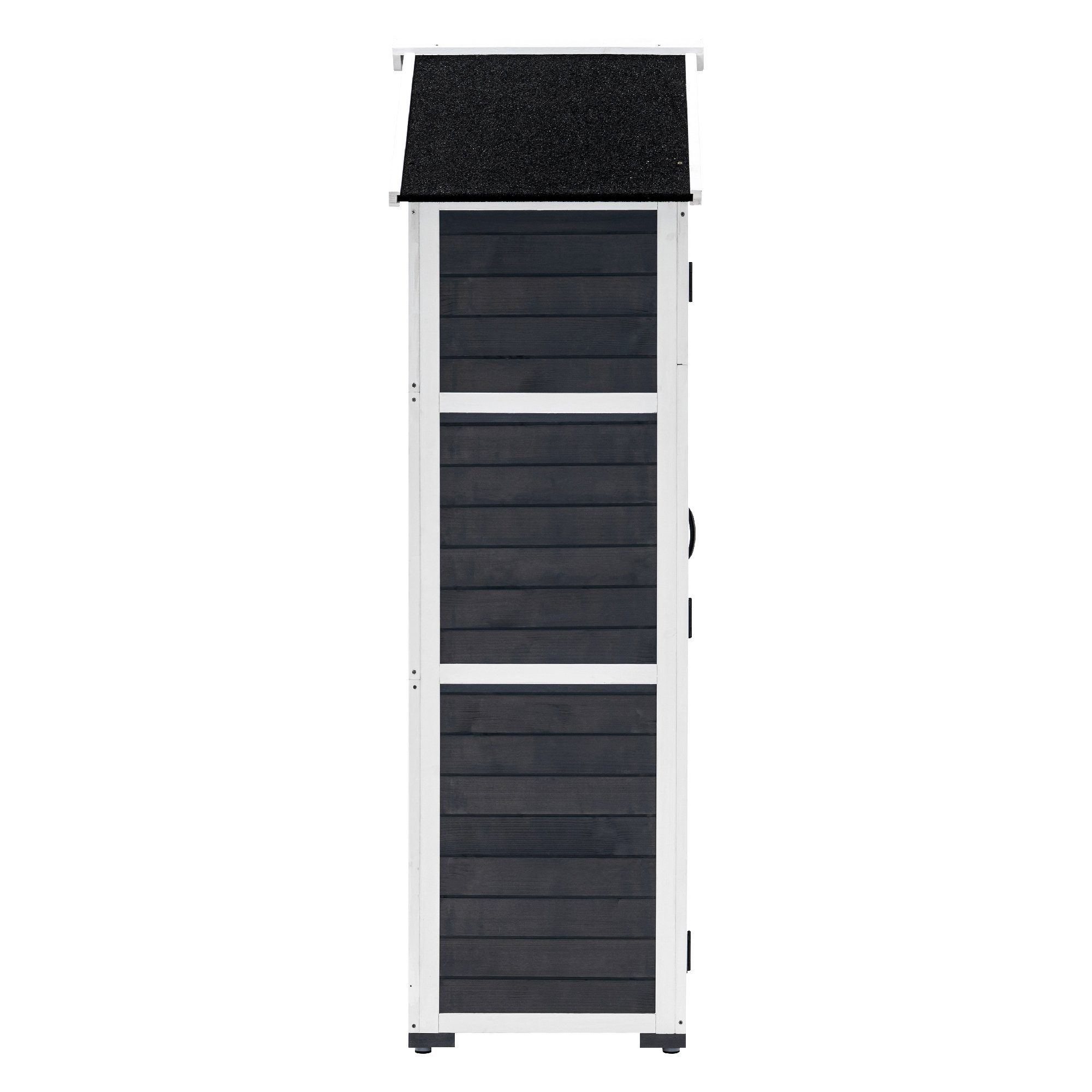 MCombo Gerätehaus MCombo Gartenschrank Werkzeugschrank 1000, Outdoor-Schrank Gartenbox, Satteldach, Holz,48 X 90 X 178 cm