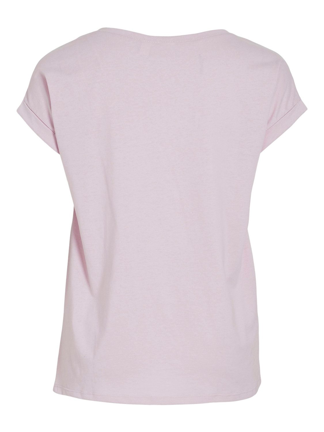 Vila Rundhalsshirt VIDREAMERS NEW PURE T-SHIRT/SU-NOOS Baumwollmischung, regular fit