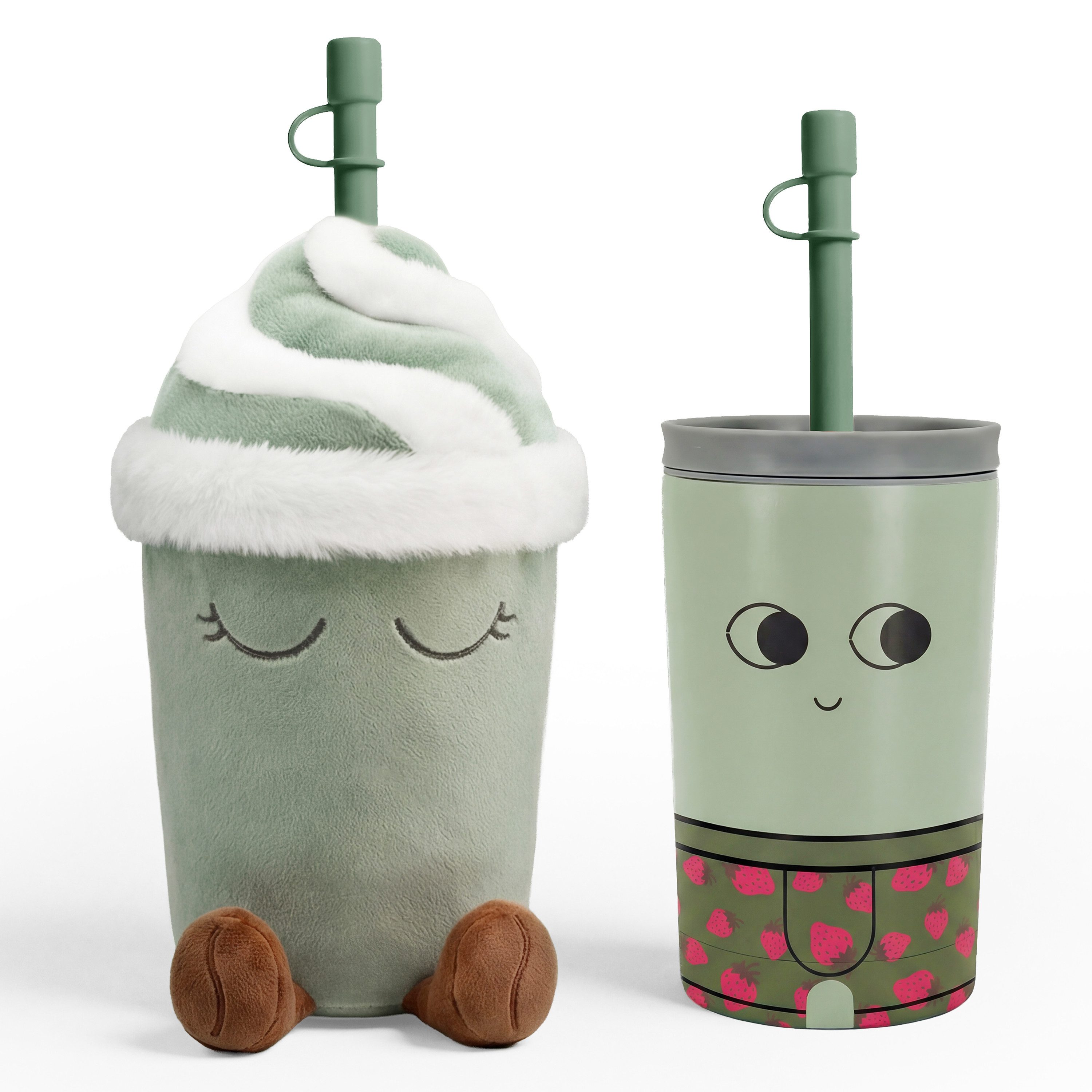 ASOBU Trinkflasche Kindertrinkflasche MIMI THE MINDFUL FUZZIE 360ml