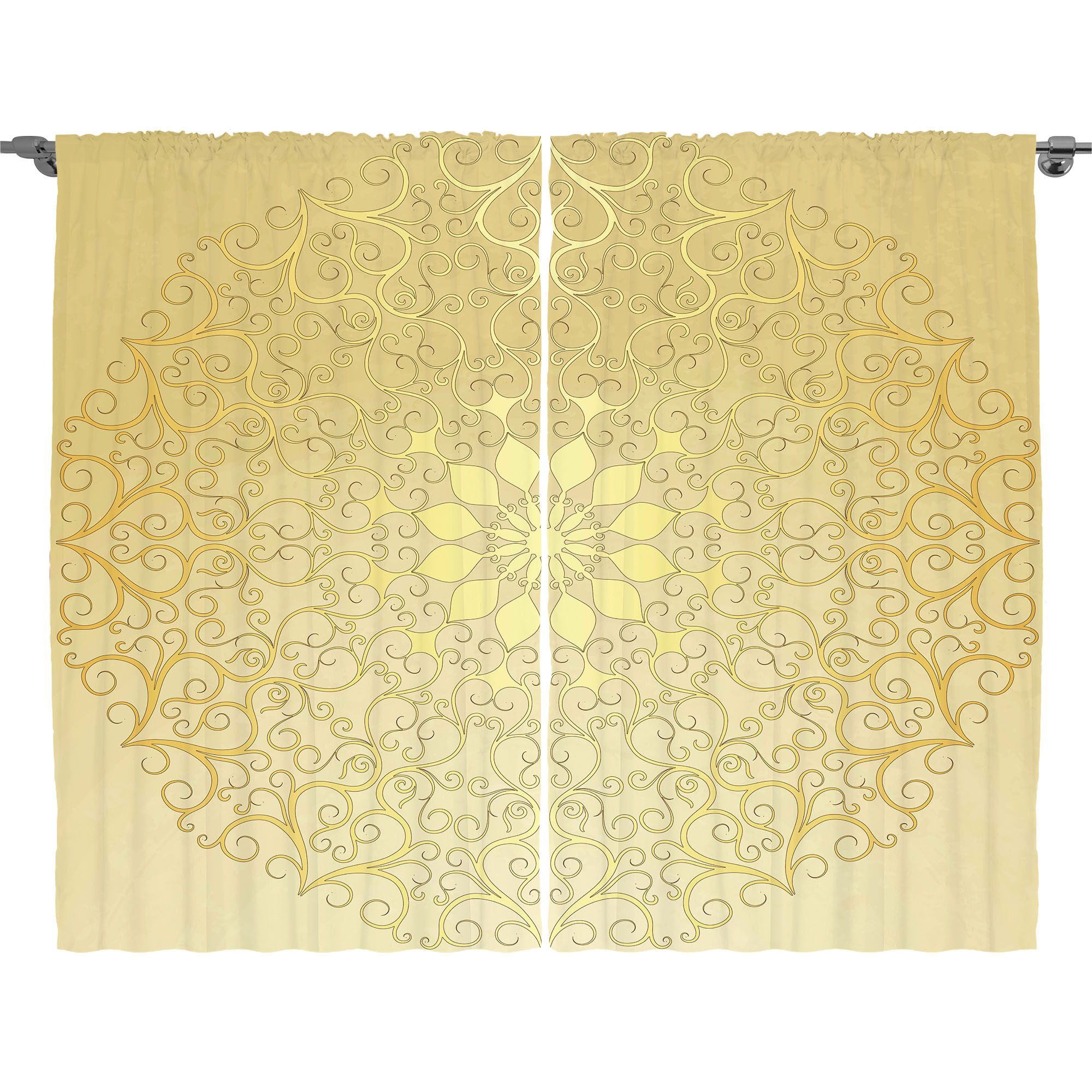 Abakuhaus Gardine Schlafzimmer Kräuselband Vorhang mit Schlaufen und Haken, günstig online kaufen