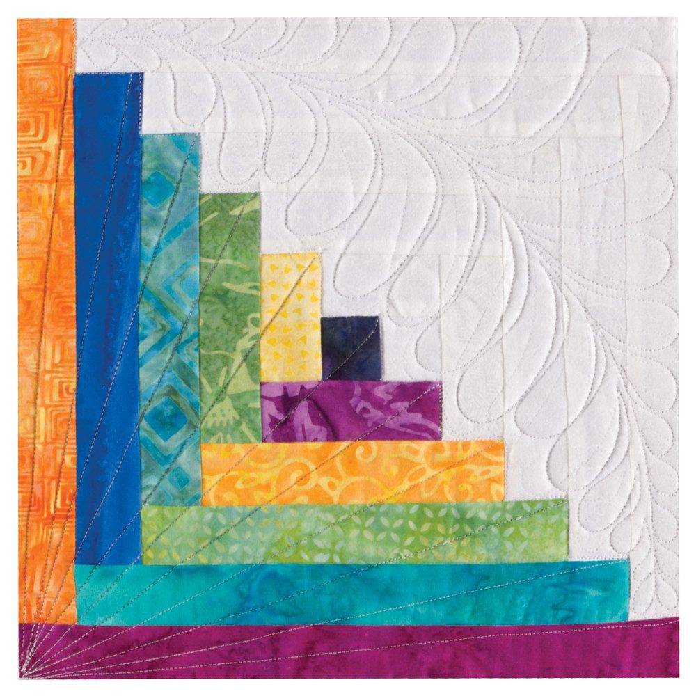 AccuQuilt Motivstanzer Accuquilt Stanzform Log Cabin 12 inch (ca. 30,5 cm)