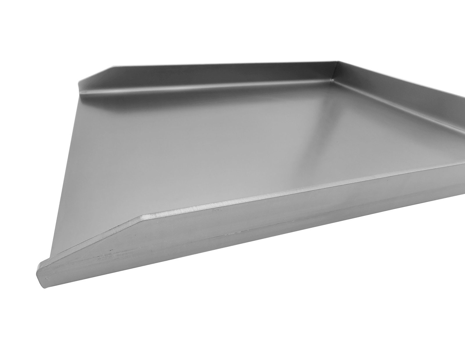 Kette´s Grillzubehör Grillplatte Edelstahl Plancha/Grillplatte/Burger Platte/BBQ-Platte alle 415mm Lang, rostfreier Edelstahl 1.4301