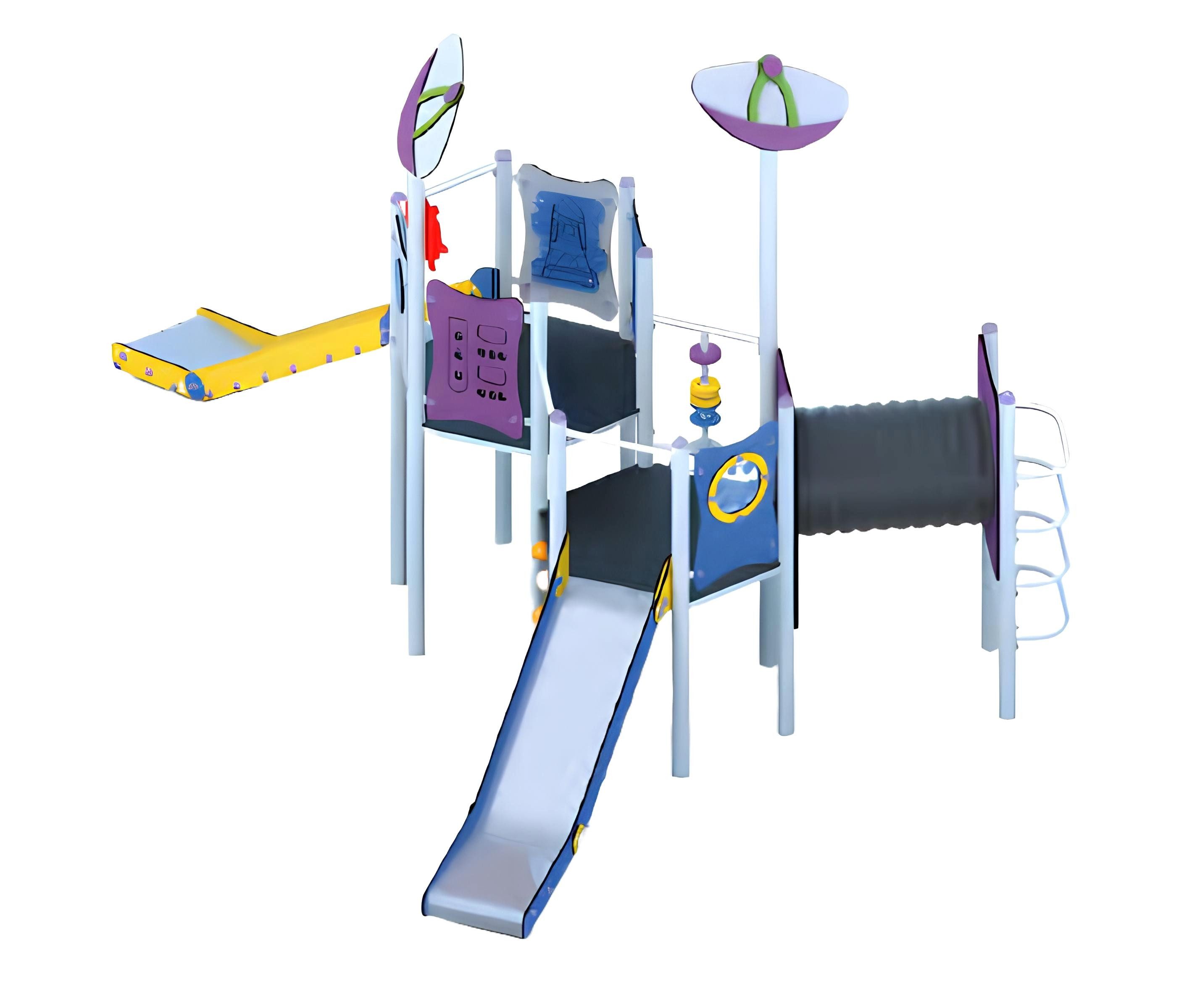 JVmoebel Spielturm Kinderspielbereich mit vielseitigen Spielgeräten und Aktivitäten, Made in Europa
