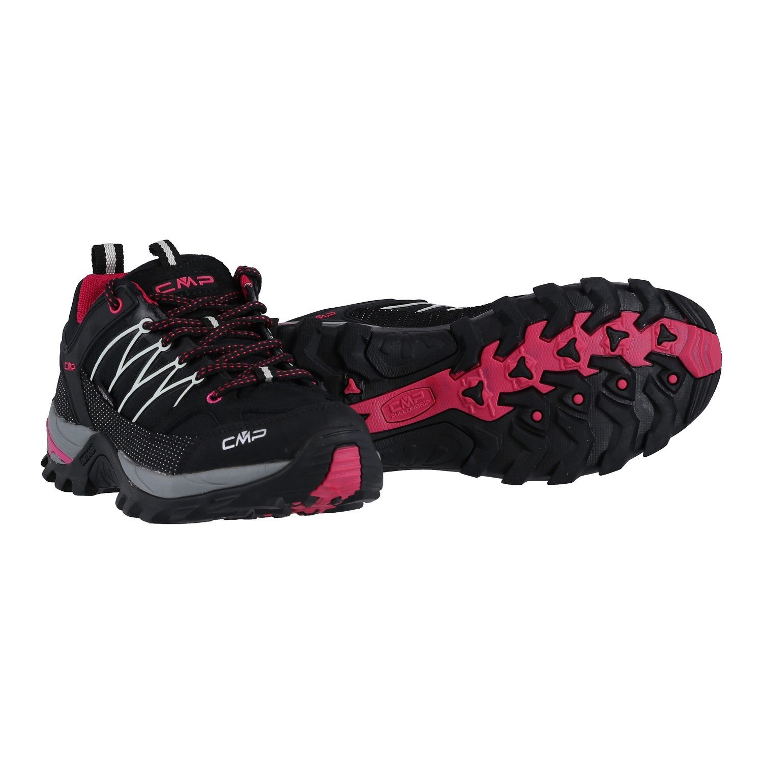 CMP Rigel Low WP (Trekking, wasserdicht) schwarz/magenta Damen Wanderschuh günstig online kaufen