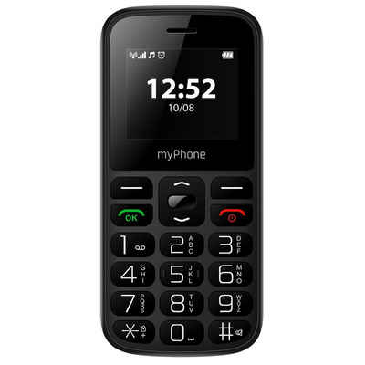 myPhone Halo A Mobiltelefon 1.77-Display, 800 mAh, Dual Sim, 2G Schwarz Smartphone