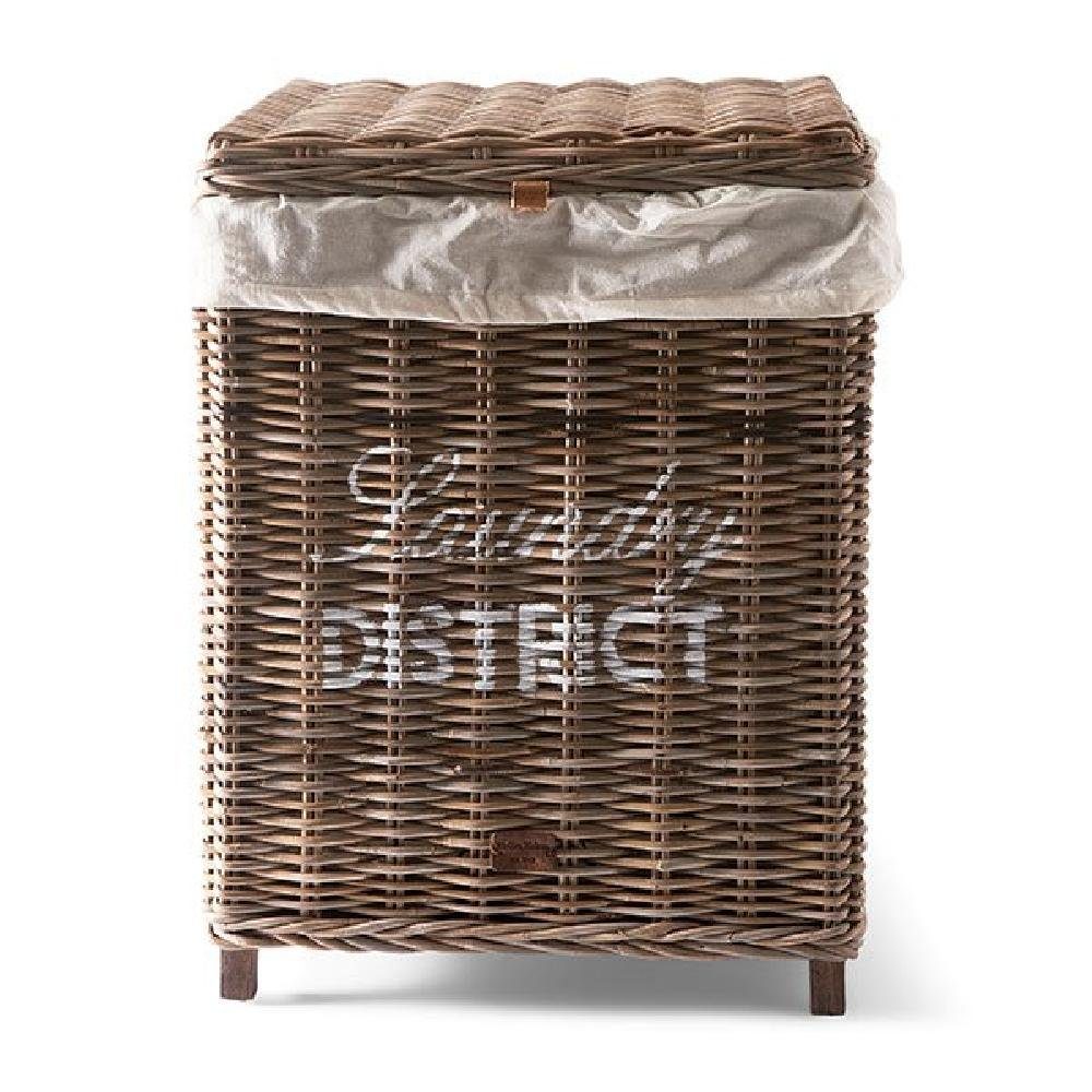 Rivièra Maison Badorganizer Wäschekorb Laundry District Rustic Rattan günstig online kaufen