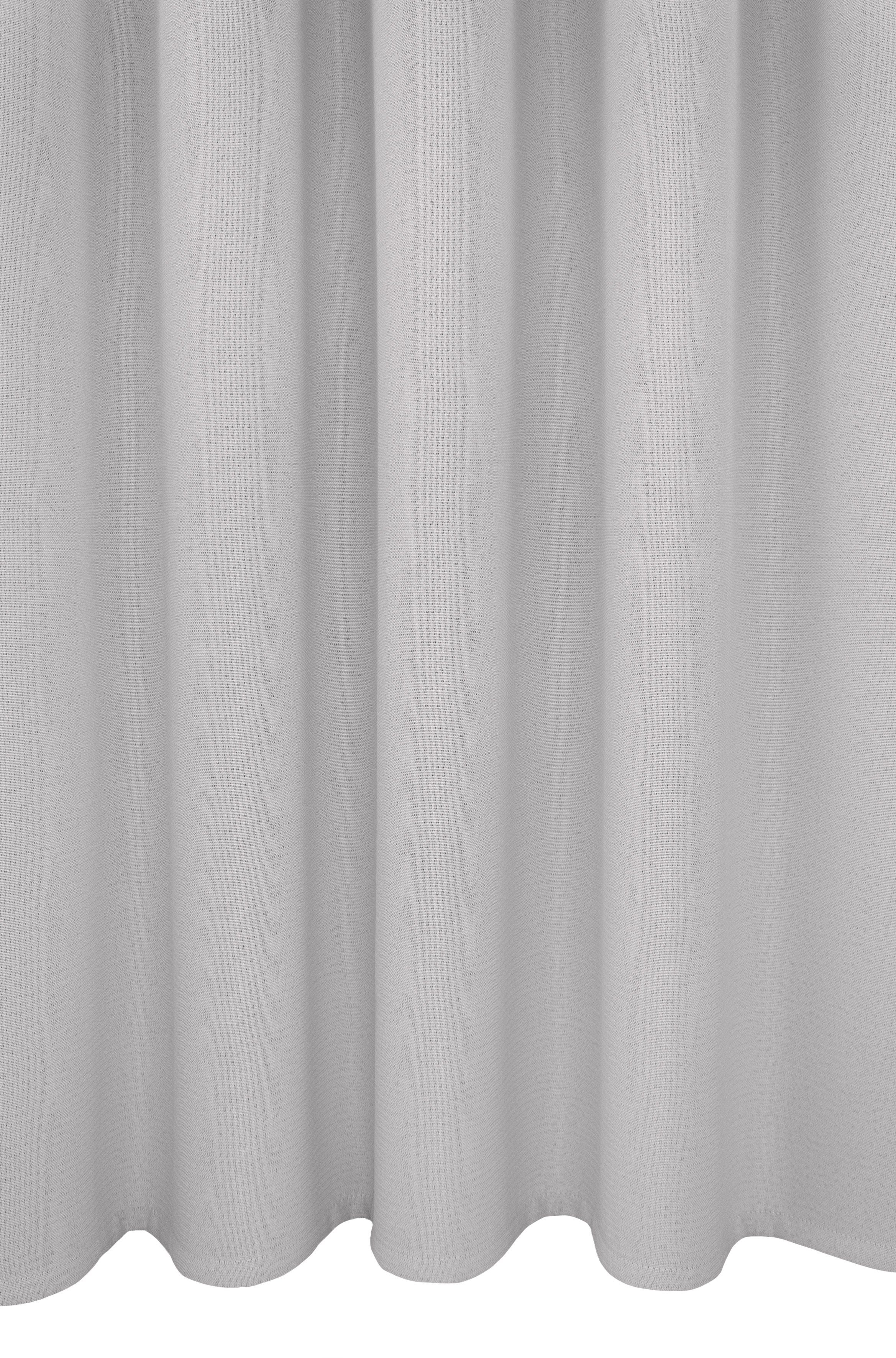 Vorhang Sandro, VHG, Ösen weiß Polyester, Breite (1 einfarbig, cm Verdunkler, 140 abdunkelnd, St)