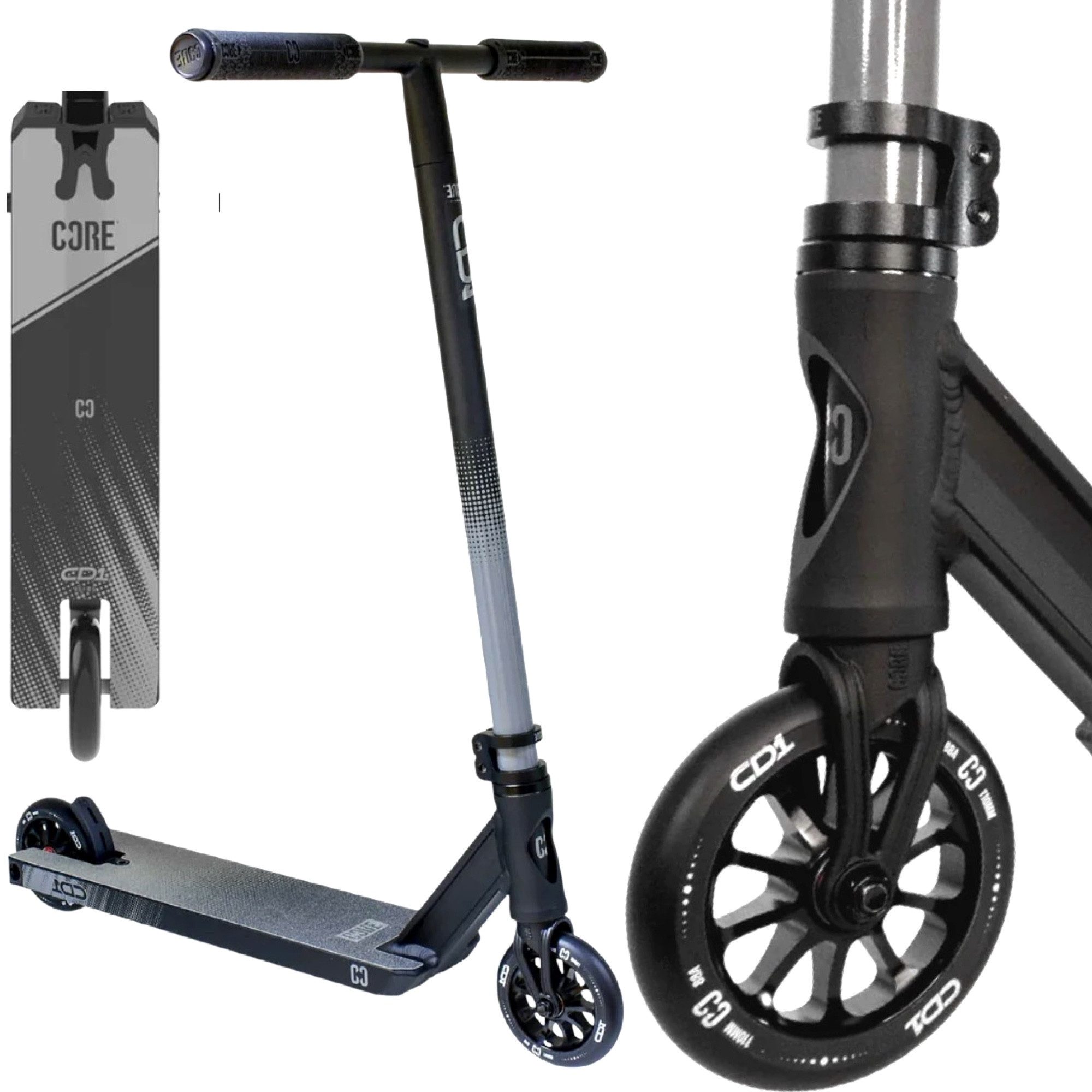 Stuntscooter CORE CD1 Stunt Scooter Park 78cm Schwarz