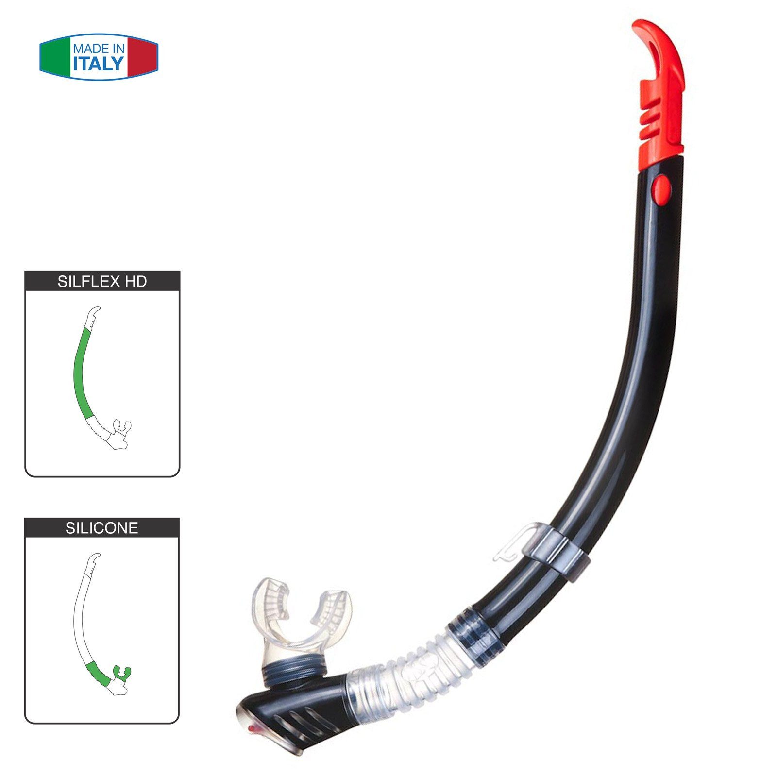 Salvas Schnorchel Falt Schnorchel Splash Sr Spritzschutz - Silikon A – Bild 2 von 2