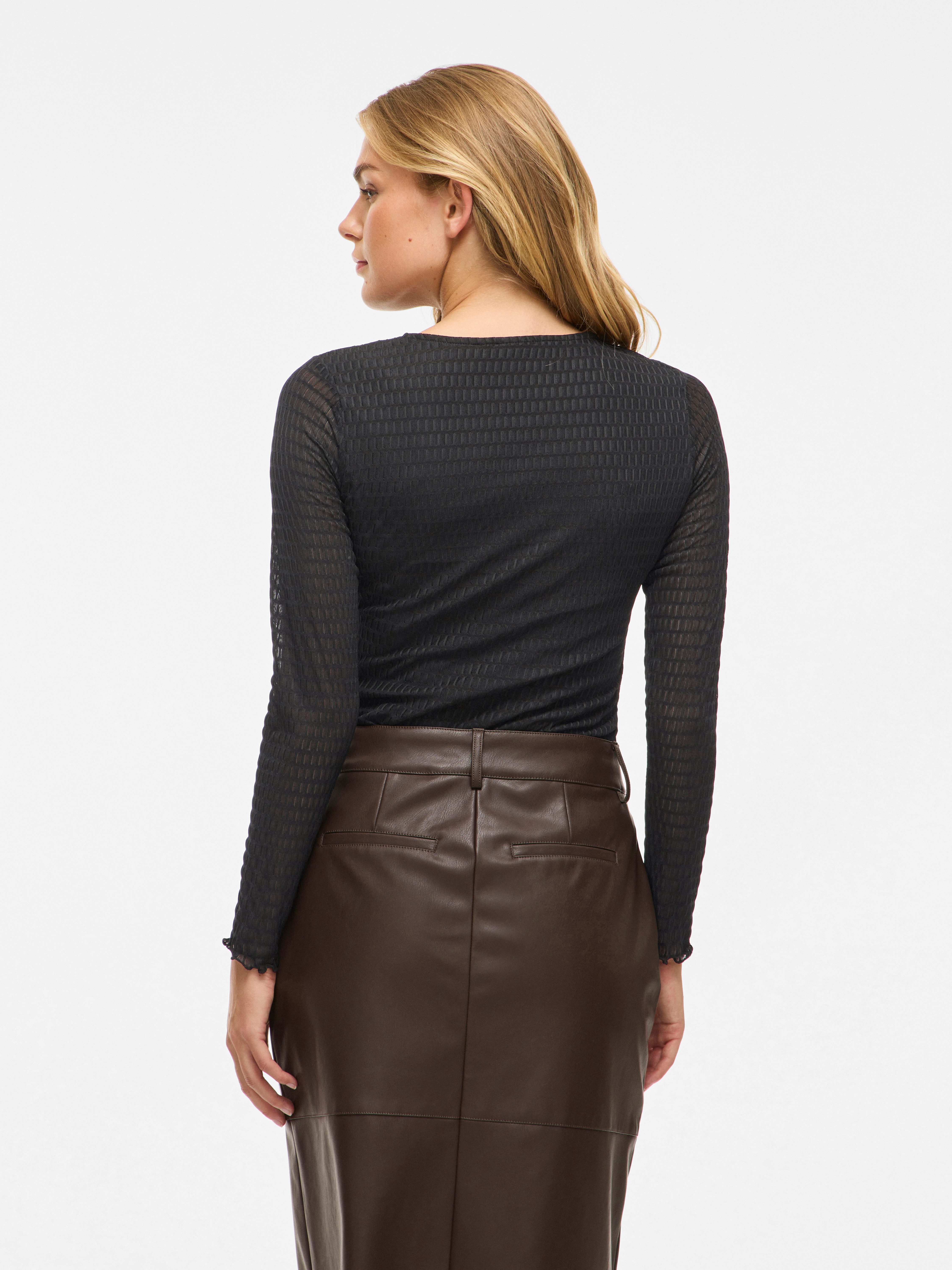 Vila Langarmshirt VILARINE O-NECK L/S TOP günstig online kaufen