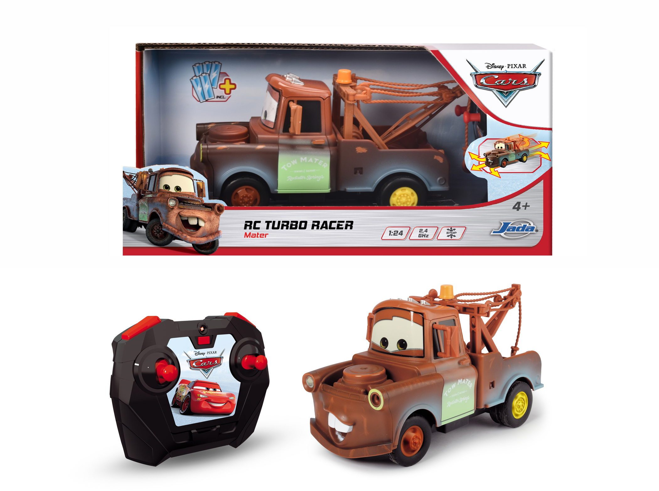 Dickie Toys Spielzeug-Auto ferngesteuertes Auto RC Disney Cars Turbo Racer günstig online kaufen