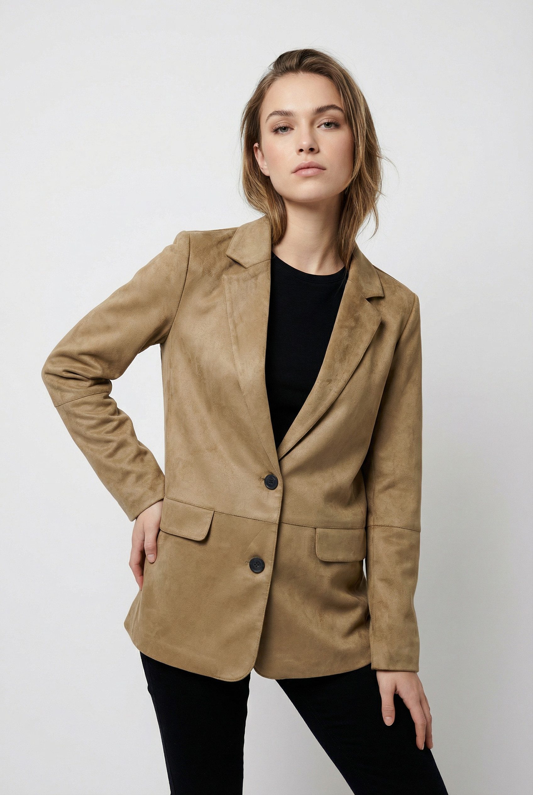 ONLY Lederimitatjacke ONLTULIP FAUX SUEDE BLAZER CC OTW aus Wildlederimitat günstig online kaufen