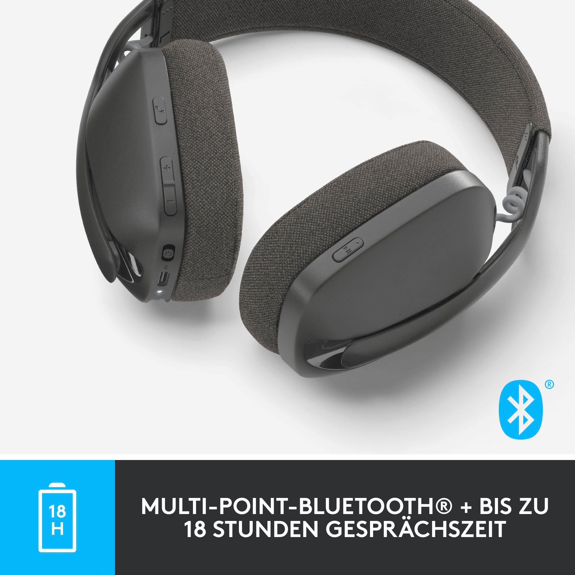 Bluetooth) (Noise-Cancelling, Vibe 100 Zone Logitech Gaming-Headset