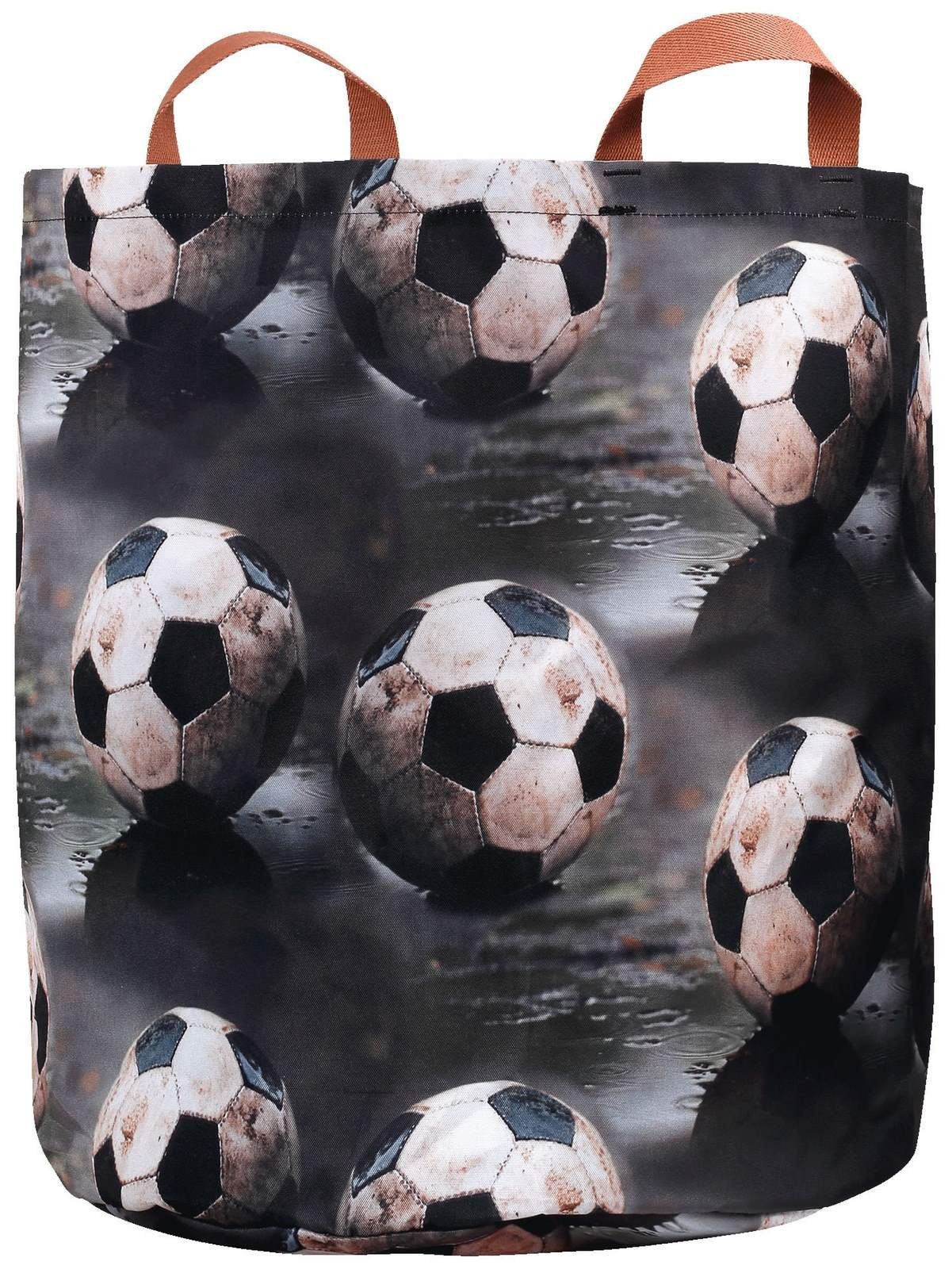 LYCSAC Хранилищаstasche Spielzeugtasche Toy Bin Fußball 50x45 cm