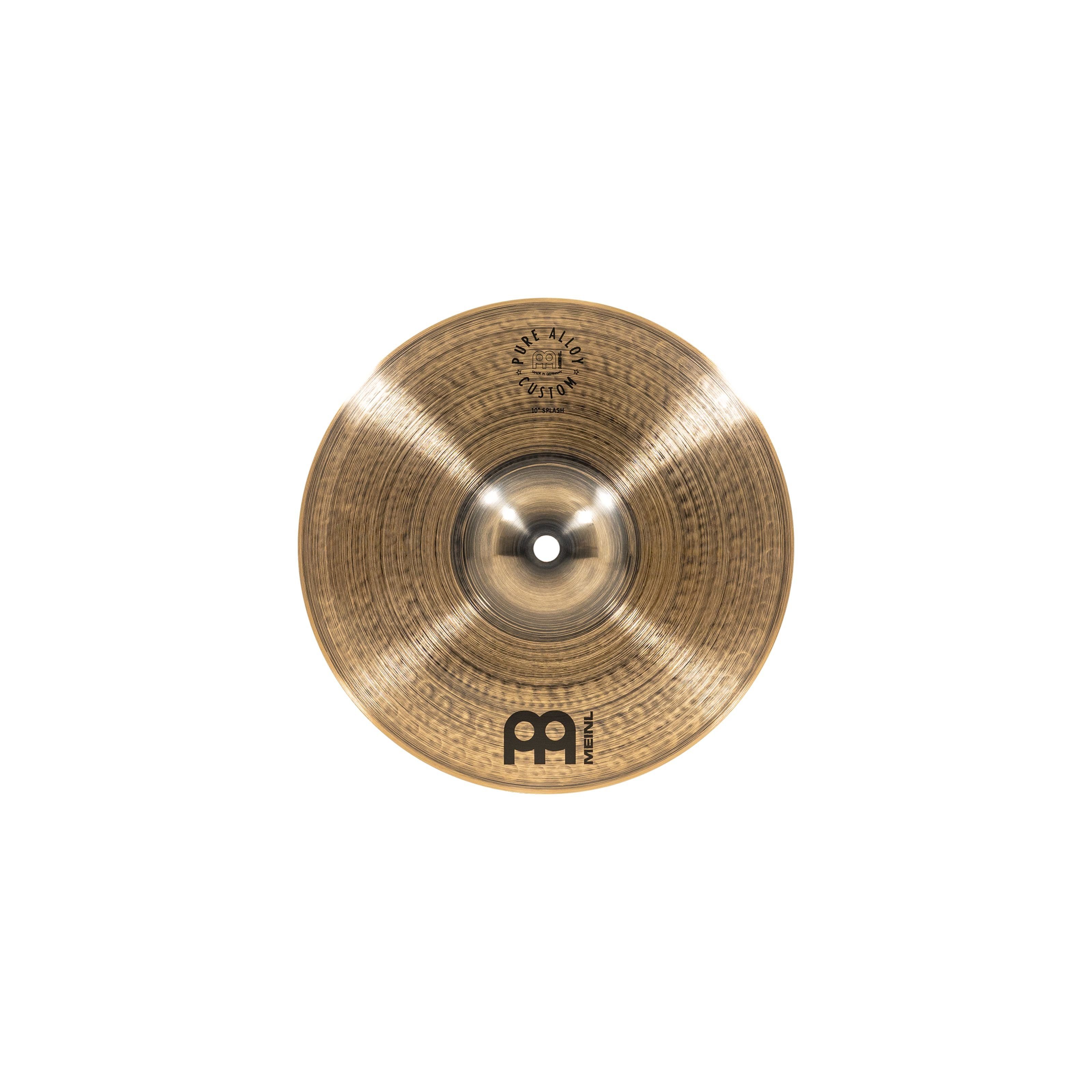 Meinl Percussion Becken, Cymbals, Splash Becken, Pure Alloy Custom Splash 10" - Splash-Becken