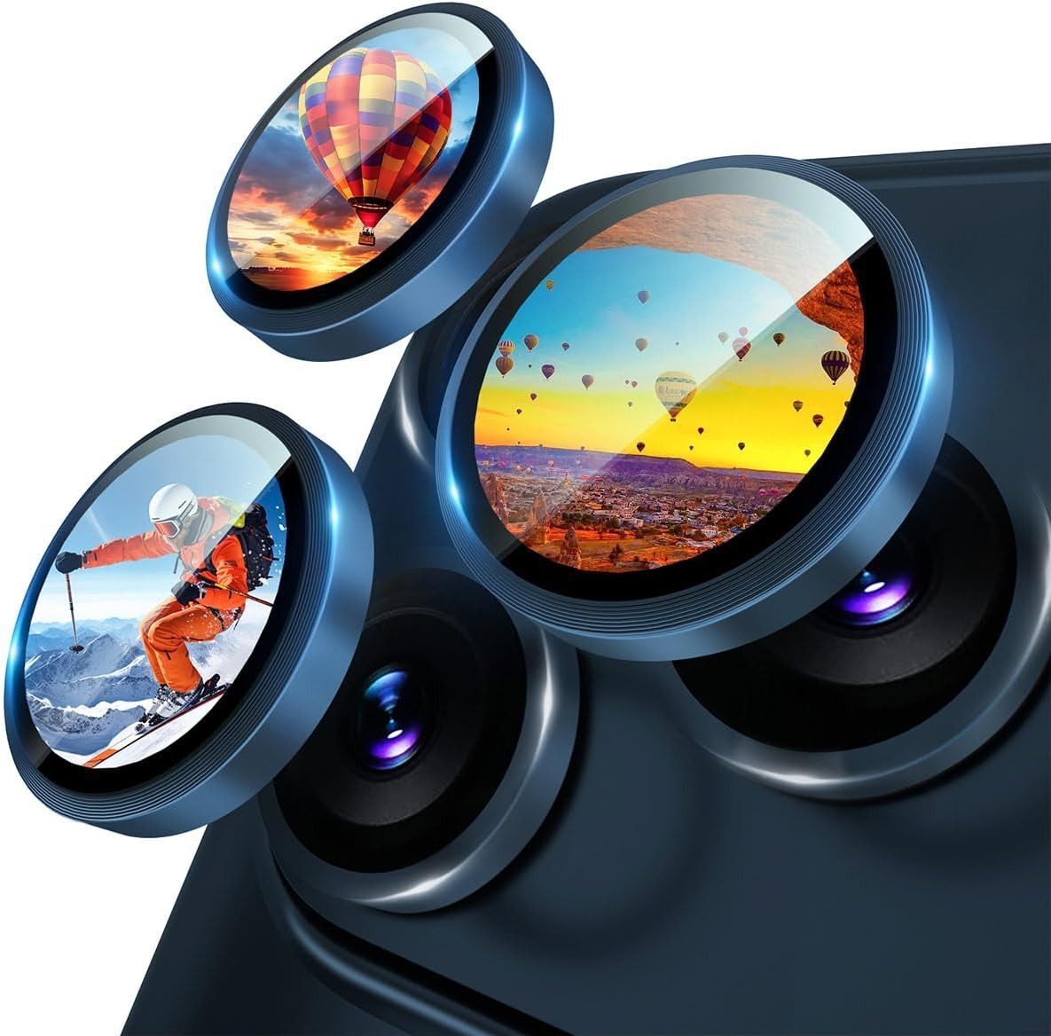 MSM Kameraschutzglas 3X Linsenglas für Apple iPhone 17 Pro / 17 Pro Max Schutz Panzerfolie