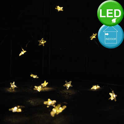 Nordlux LED Stern, LED Licht Kette Sterne Kupfer Innenbereich Wohn Ess Zimmer