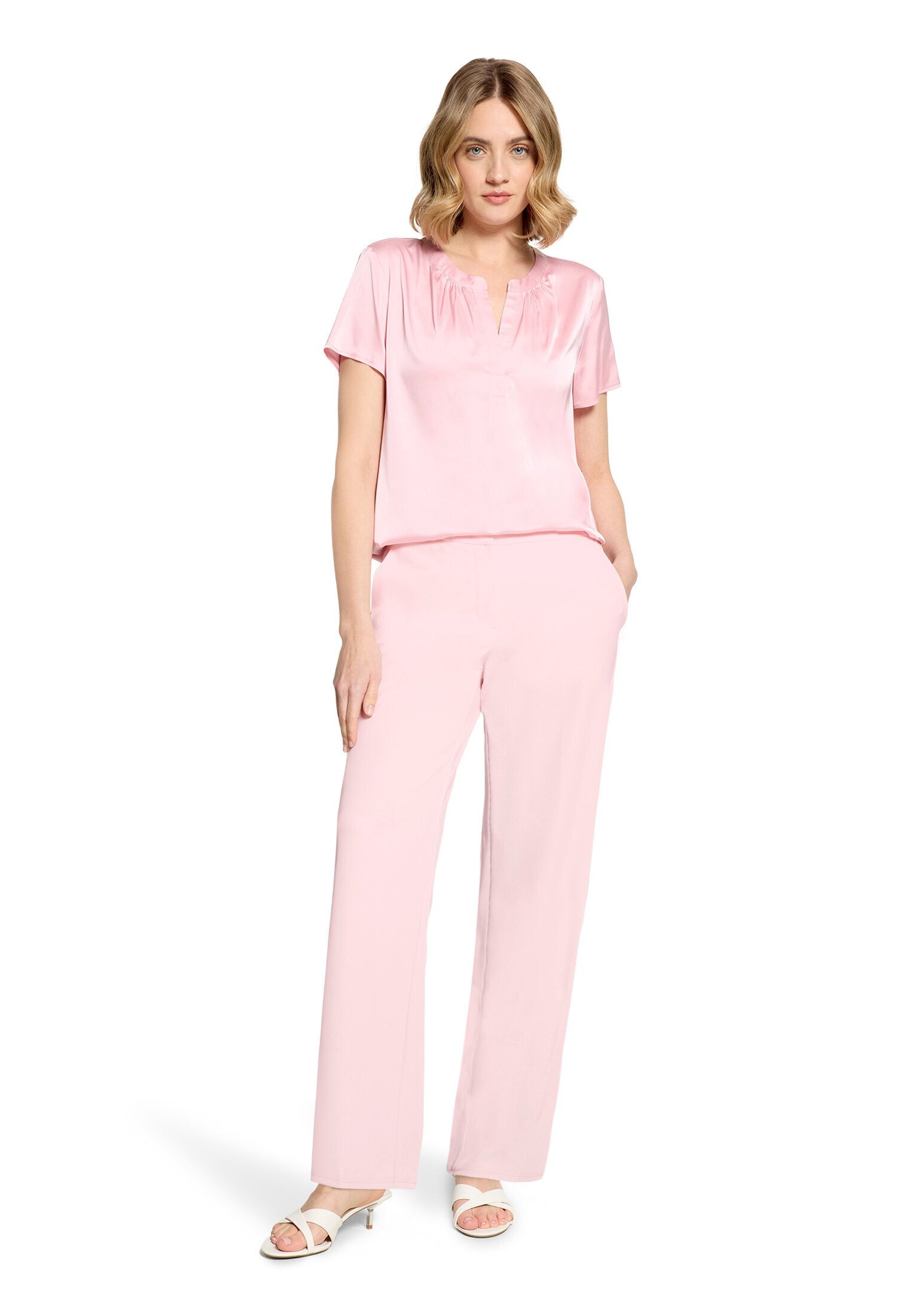Betty Barclay Satinbluse Damen kurzarm