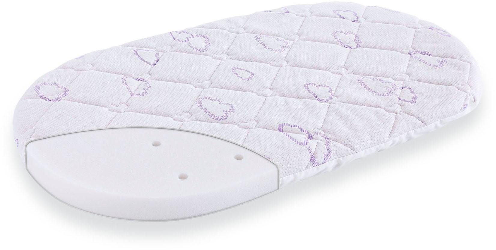 Babymatratze Kleine Matratze Sleepy, Träumeland, 5 cm hoch, oval