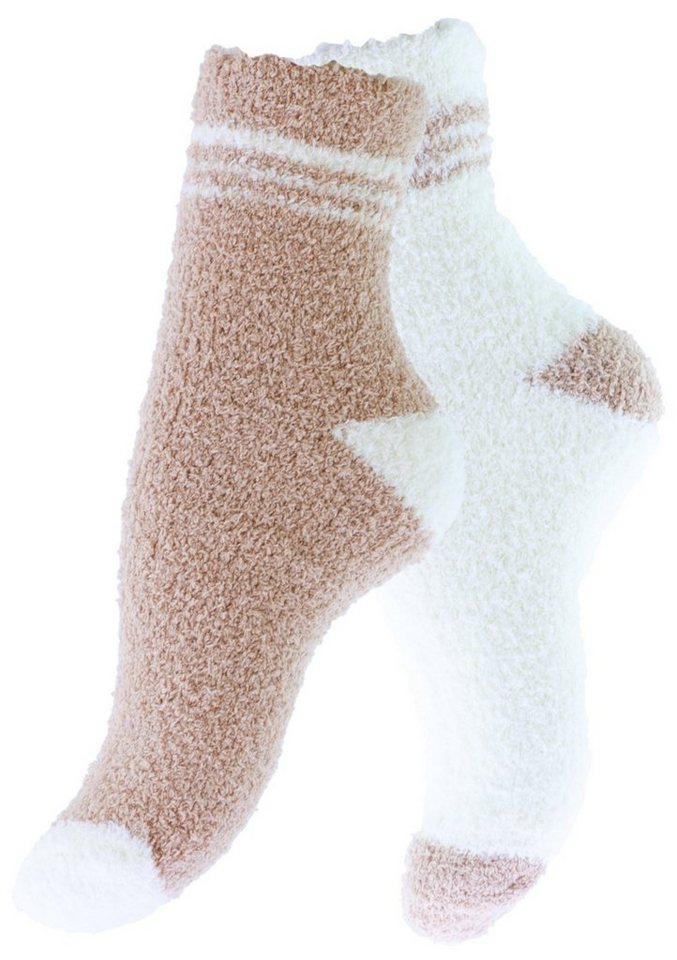 Yenita® Socken (4-Paar) Weich und flauschig