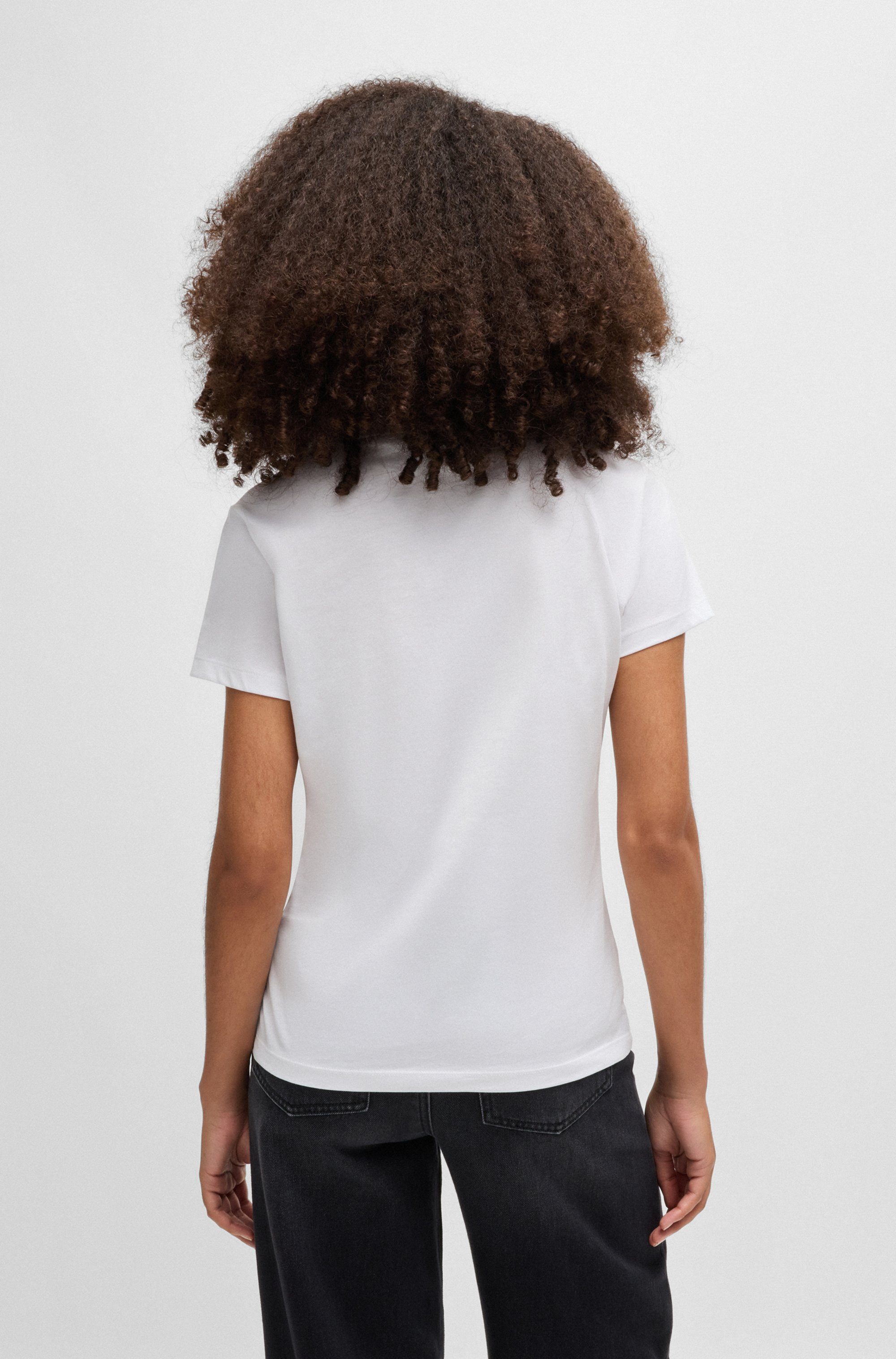 BOSS ORANGE T-Shirt Esogo Premium Damenmode mit Logo