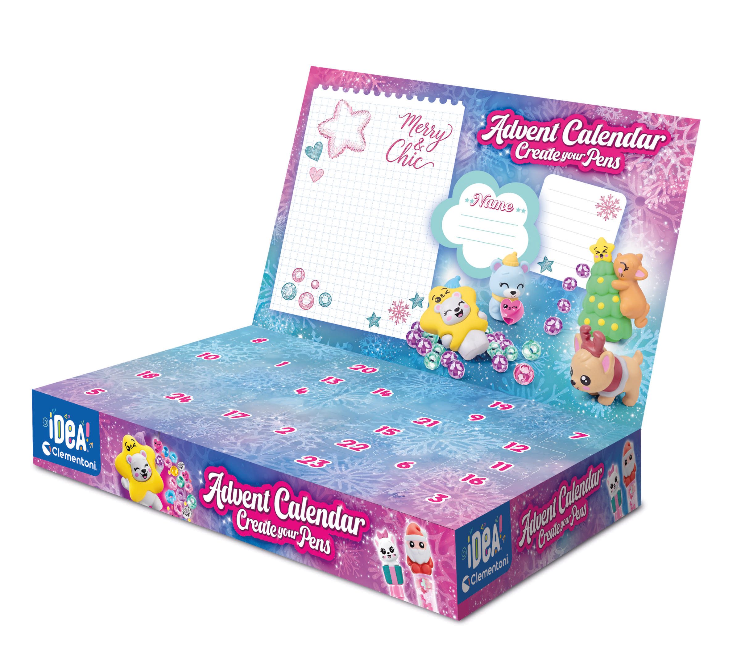 Clementoni® Spielzeug-Adventskalender IDEA! - Stifte Atelier - Adventskalender