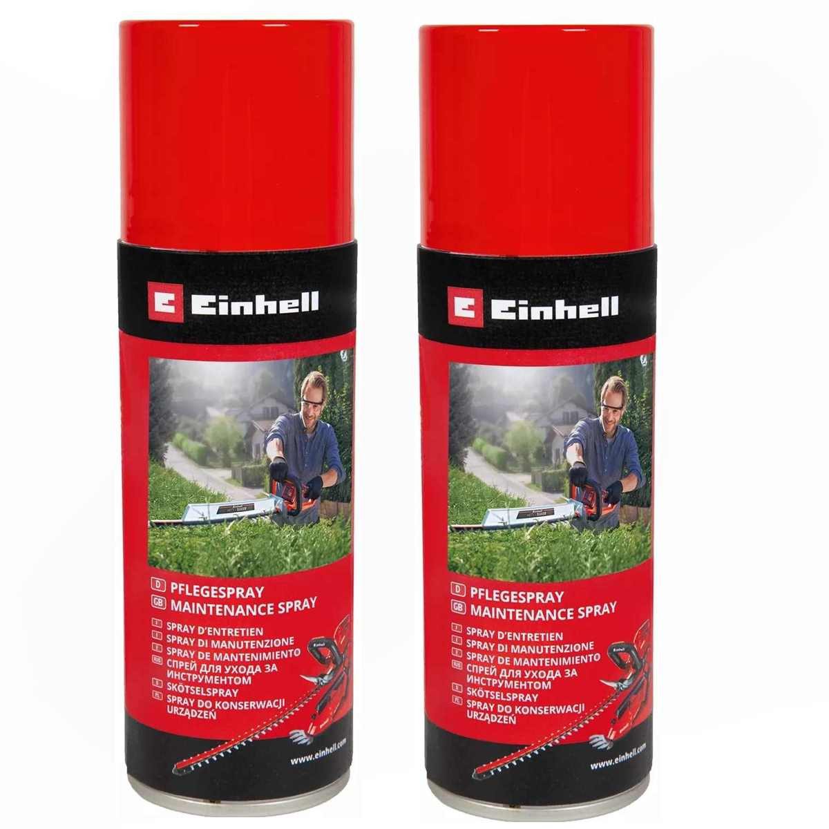 Einhell Akku-Heckenschere 2 x Pflegespray für Gartengeräte, Messer Klingen, günstig online kaufen
