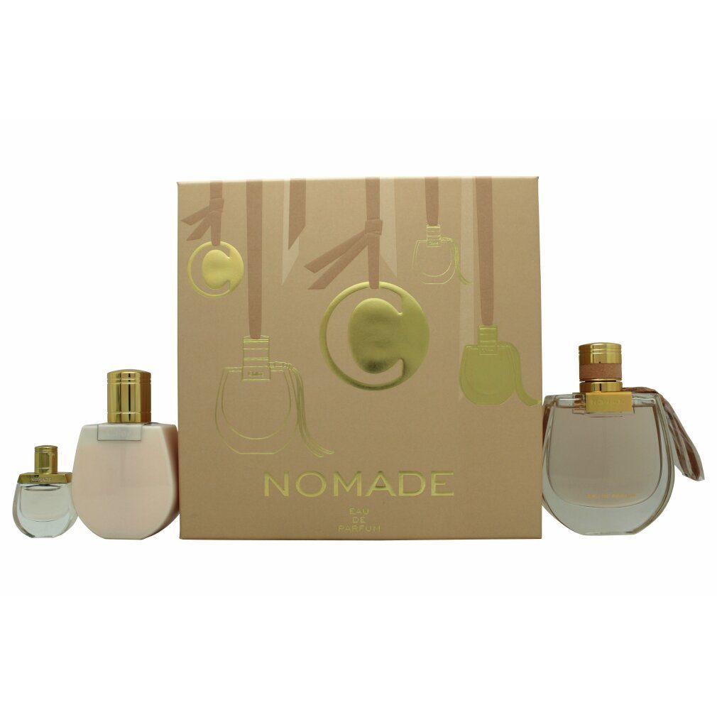 Chloé Duft-Set Nomade Gift Set 75ml EDP + 5ml EDP + 100ml Body Lotion