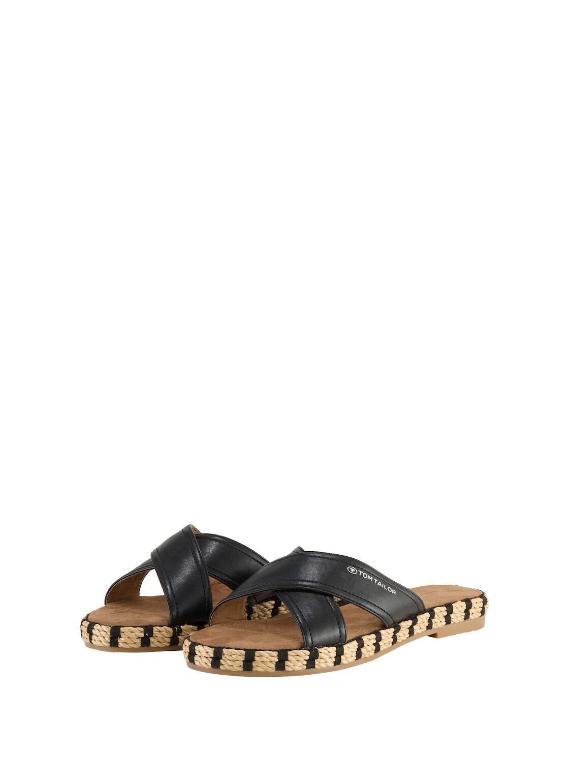 TOM TAILOR Shoes Licence Sandale Sandalen mit Bastsohle
