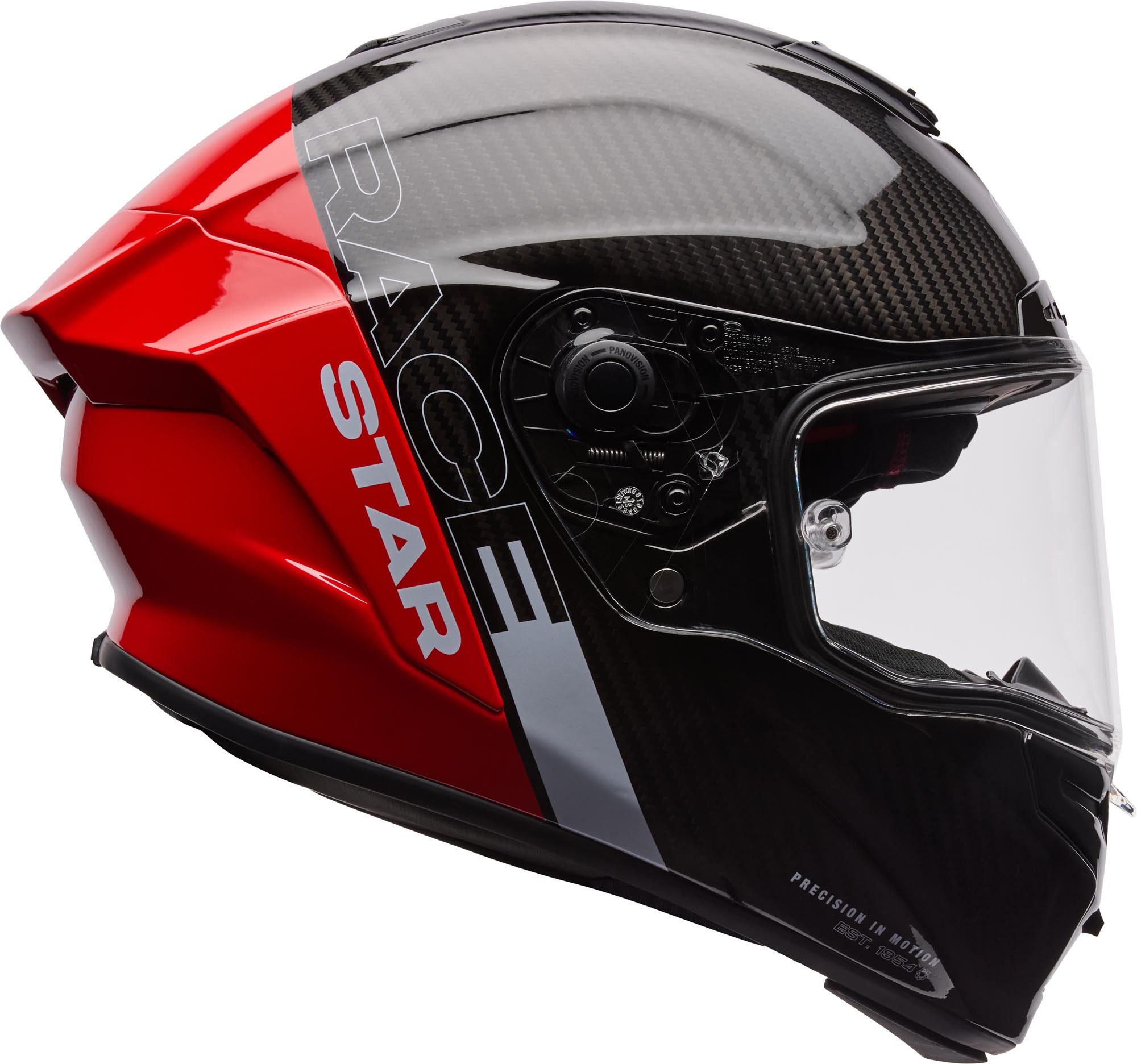 Bell Motorradhelm Race Star DLX Flex Strike Helm, vorbereitet für Kommunikationssystem,herausnehmbares Innenfutter