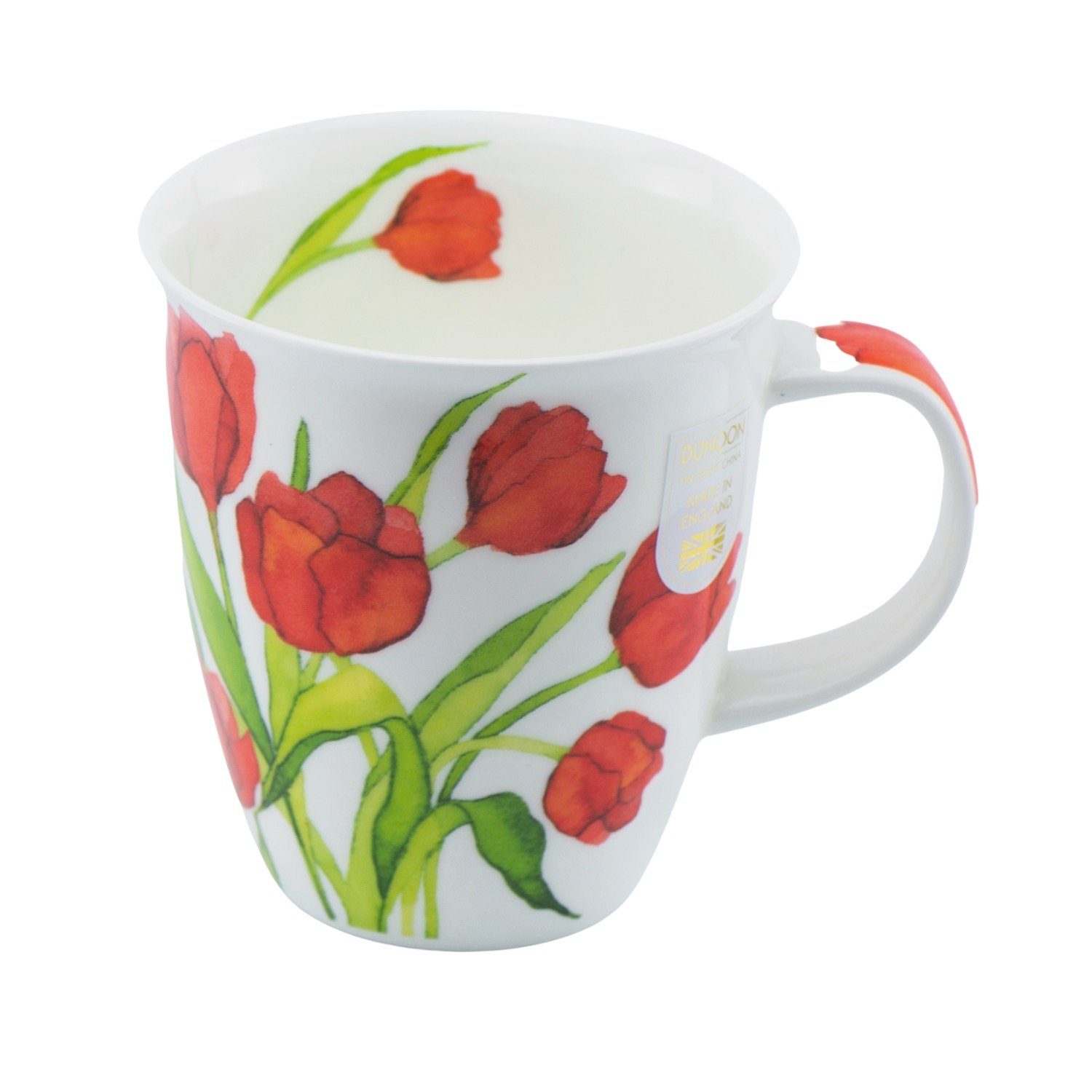 Dunoon Becher Nevis Flora Tulpe, Fine Bone China, Sammelbecher
