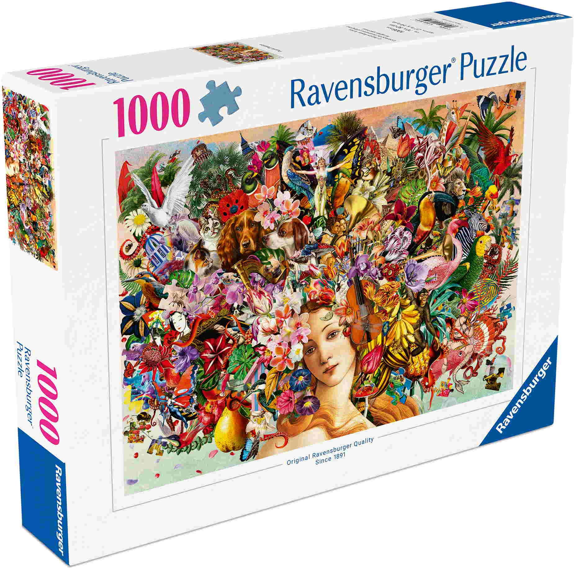 Ravensburger Puzzle 1000 Teile Kreative Gedanken 12001850, Puzzleteile