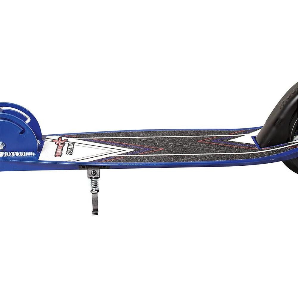 Muuwmi Cityroller Aluminium Scooter 205mm blau Tretroller für Kinder und Erwachsene, Optimierter Klappmechanismus und klappbarer Seitenständer