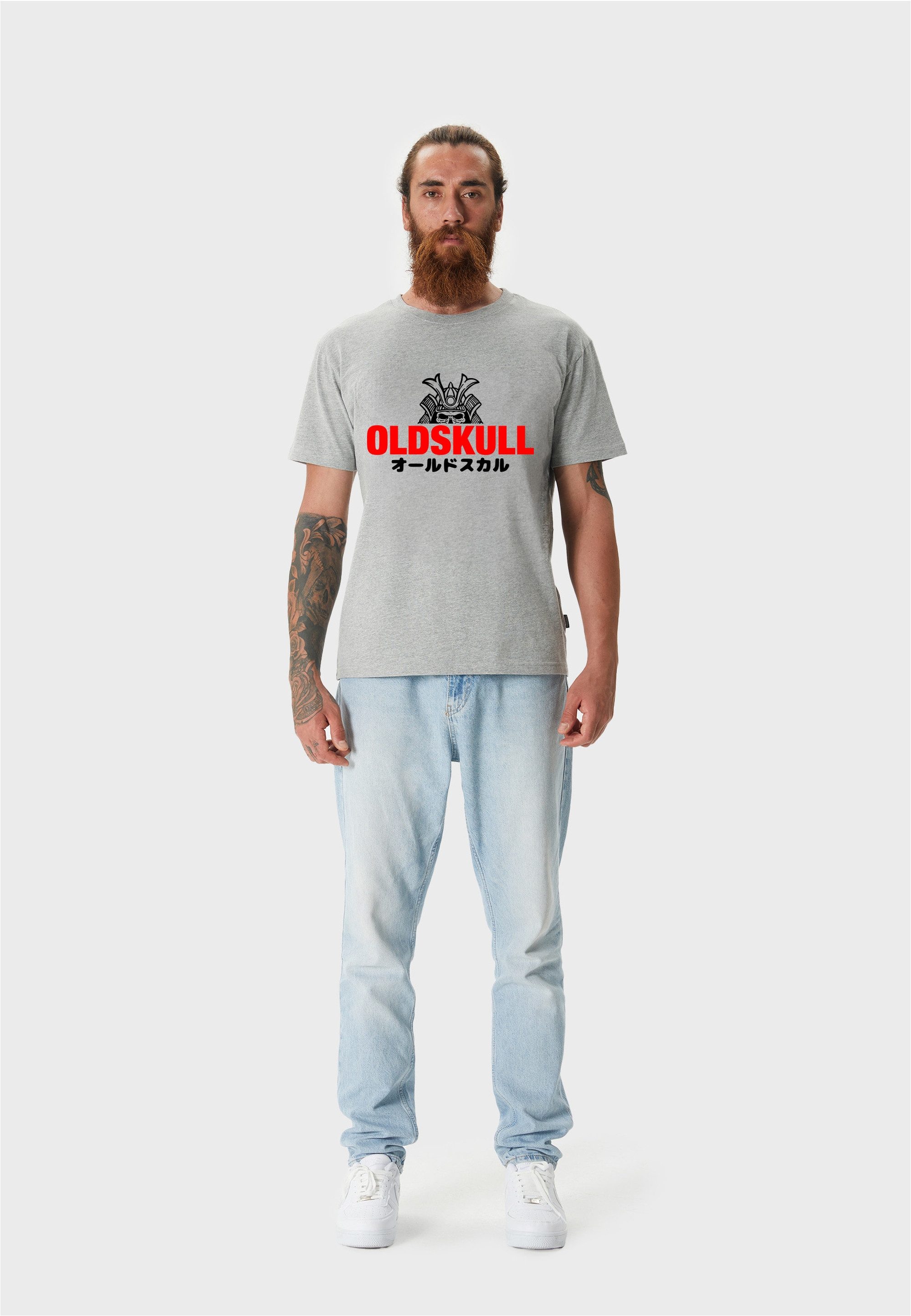 Oldskull T-Shirt Basic Classic Samurai Logo (1-tlg) mit tollem Logo-Print