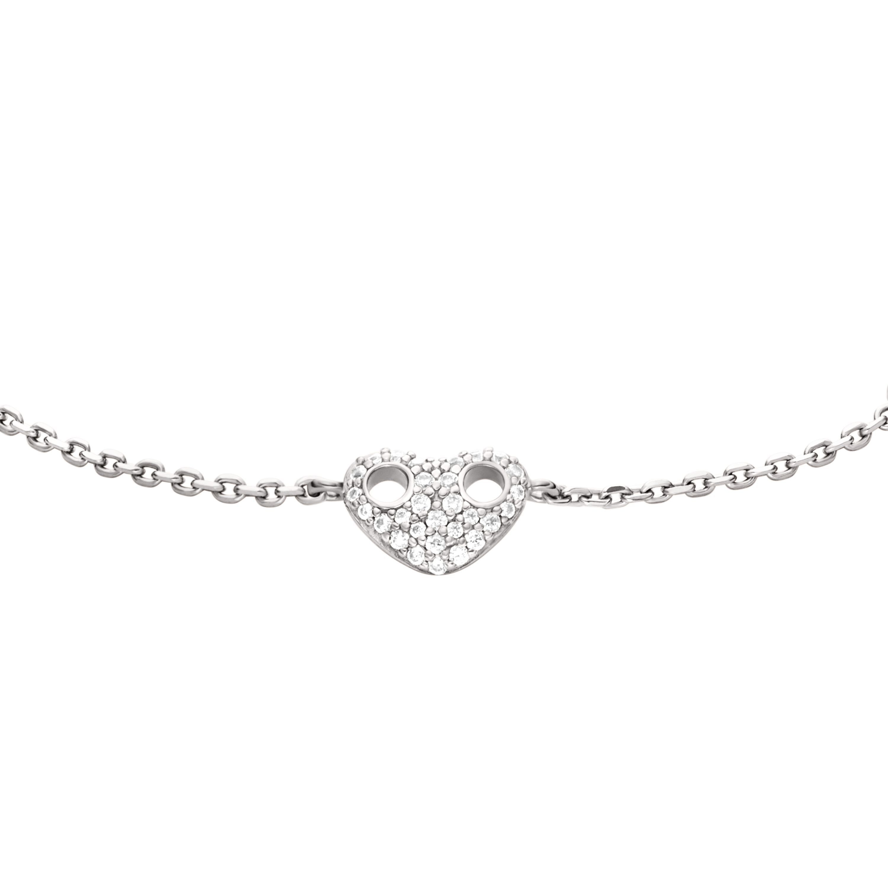 Emporio Armani Armband Schmuck Geschenk Silber 925 SENTIMENTAL Herz, mit Zirkonia (synth)
