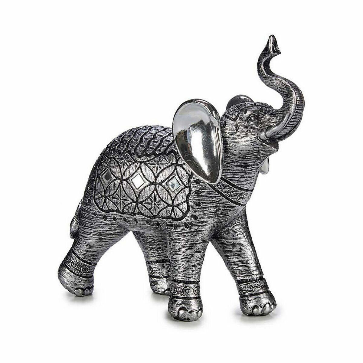 cm Dekoobjekt 27,5 Gift Deko-Figur 4 Decor 27 Silberfarben x 11 Stück x Elefant