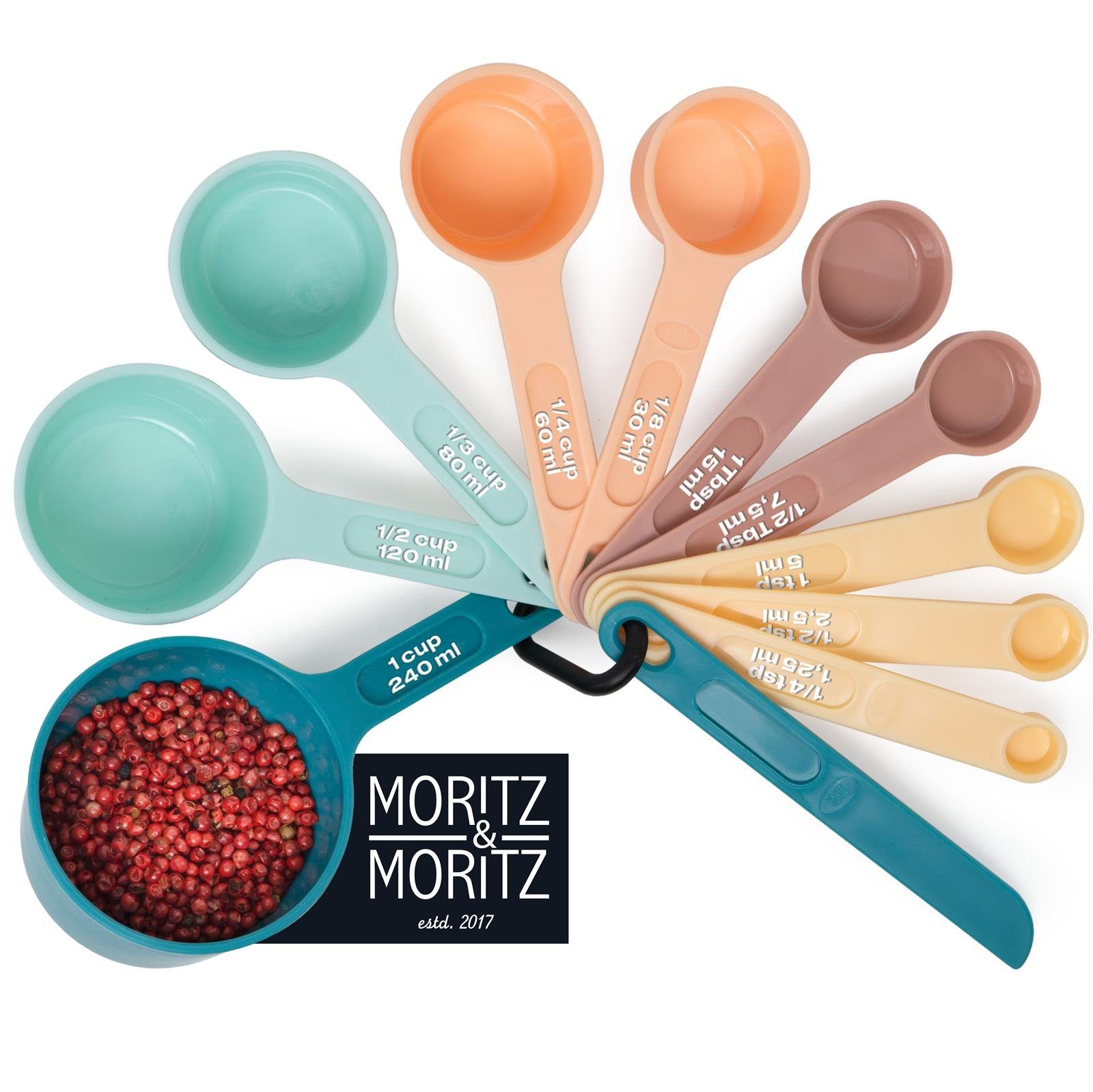 Messlöffel Moritz & Moritz Messlöffel Set 11 teilig bunt