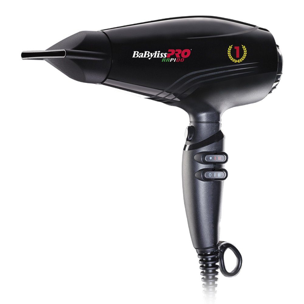 BaBylissPRO Haartrockner Babyliss PRO Haar Rapido schwarz 2200W