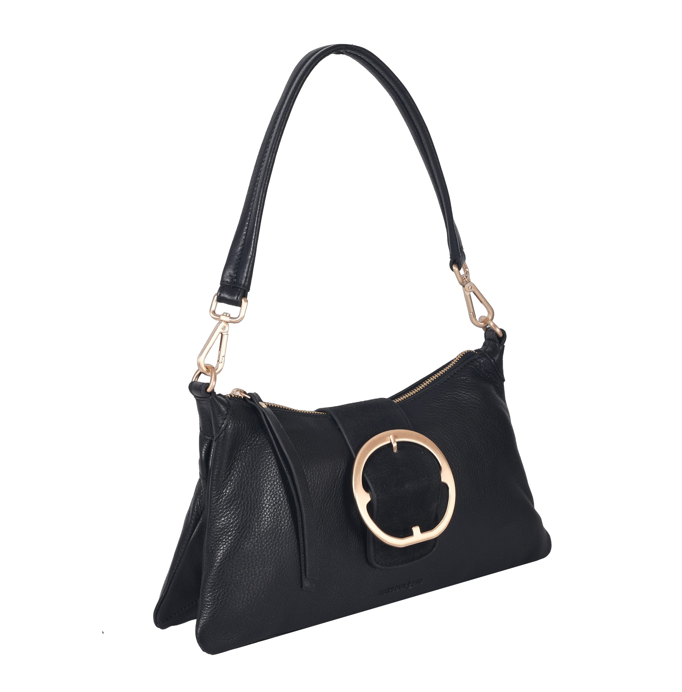 HARBOUR 2nd Schultertasche Ilaria, Handtasche, Abendtasche mit Reißverschlussfach auf der Rückseite