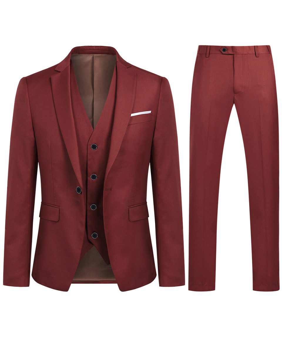 Allthemen Anzug (3 tlg) Herren Slim günstig online kaufen
