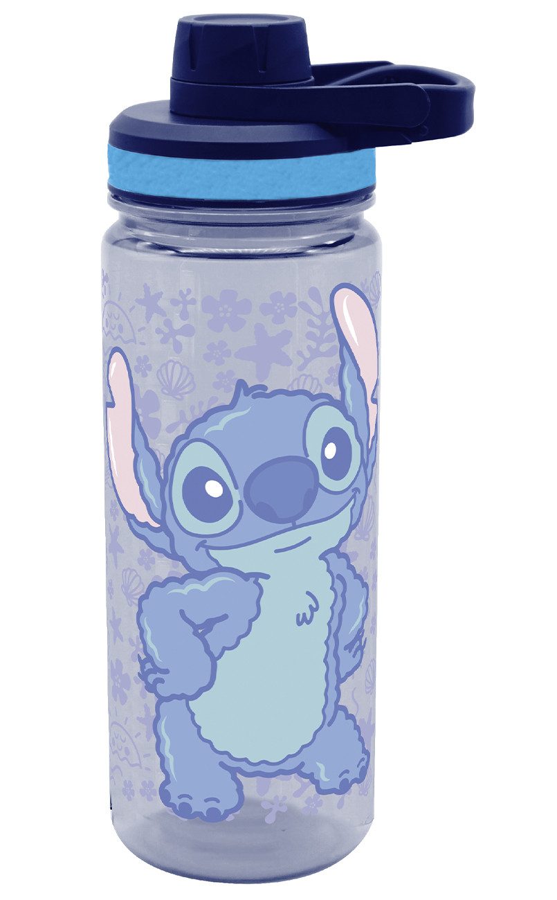 Geda Labels GmbH Trinkflasche Stitch Cloudy Blue, Blau, 700ml, Schraubdeckel mit Trinköffnung