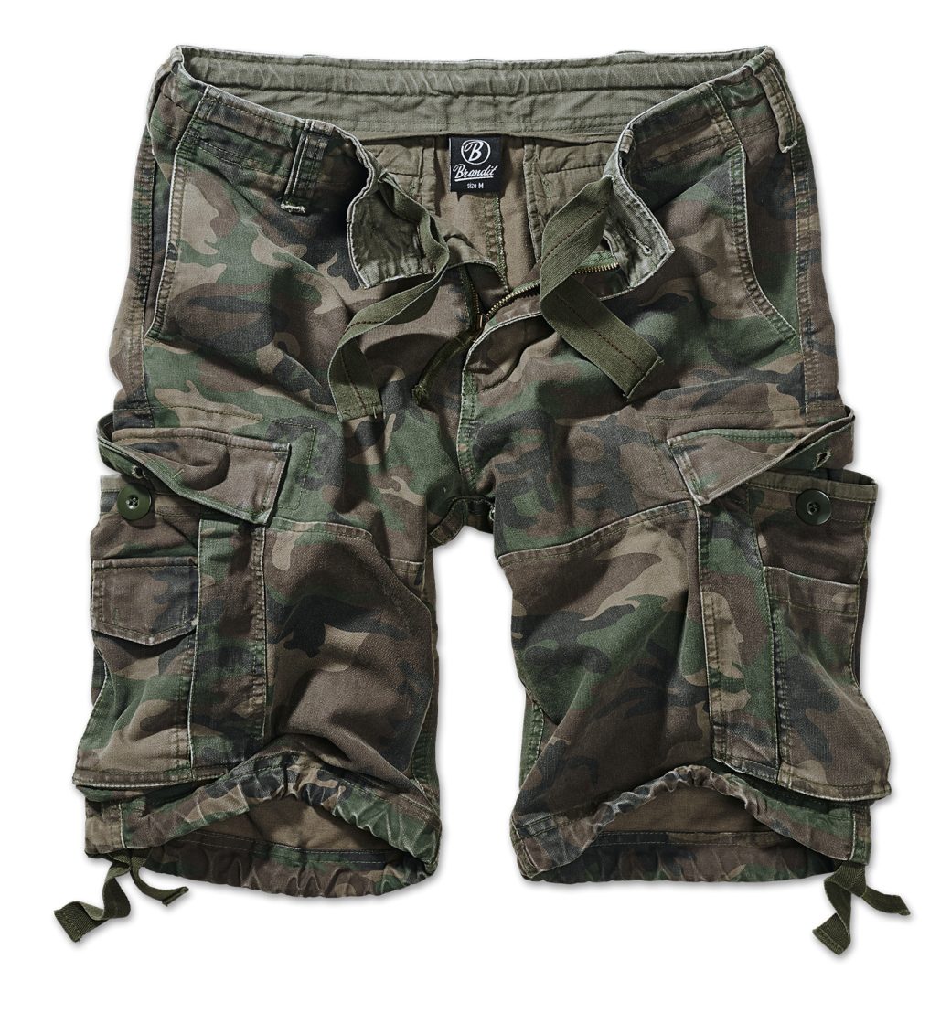 Brandit Cargoshorts Brandit Herren Cargoshorts Vintage 2002 woodland