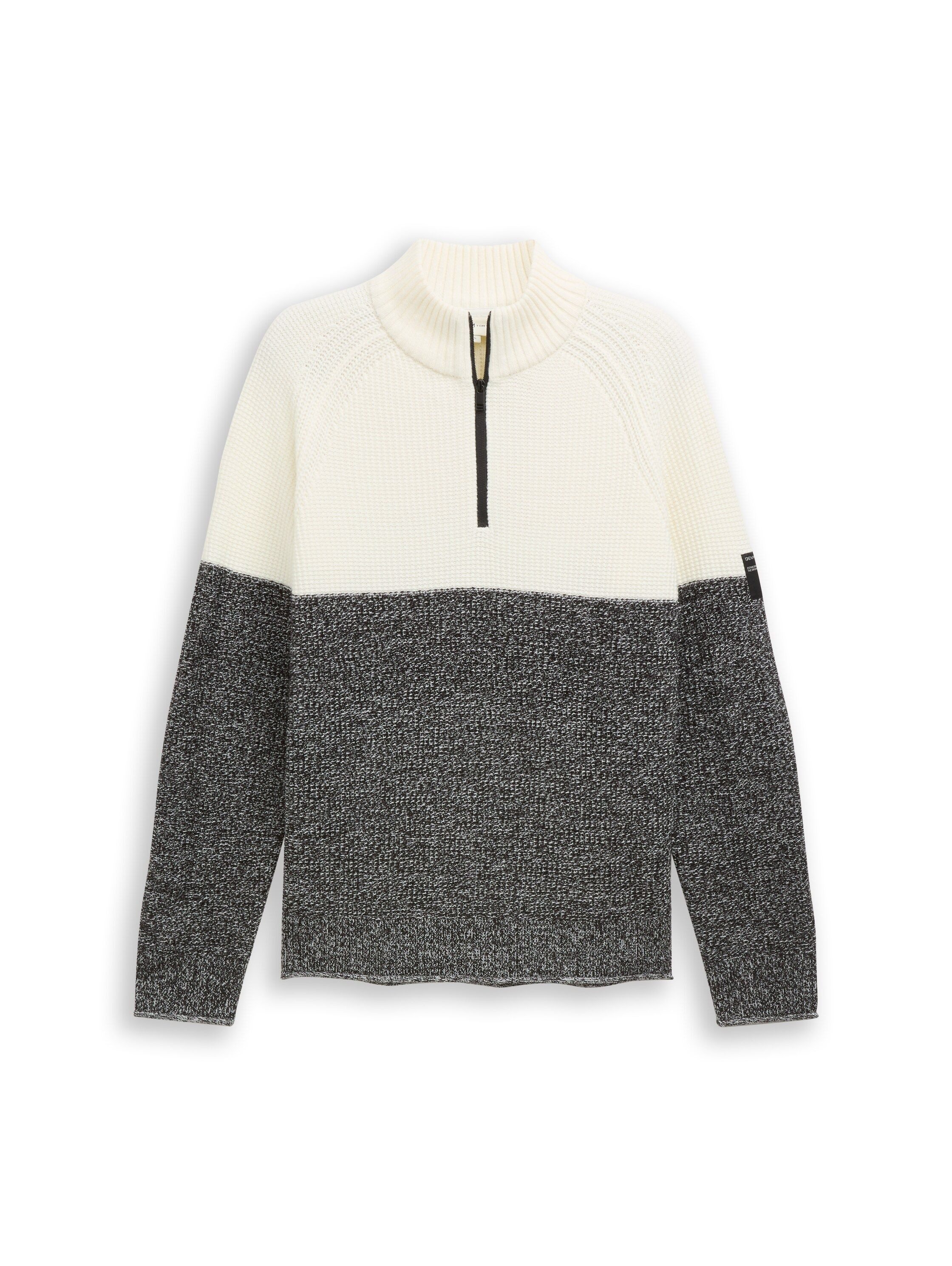 white base mouline color block