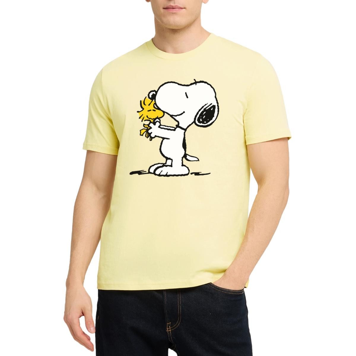 Spreadshirt T-Shirt Peanuts Snoopy Und Woodstock Unisex Bio T-Shirt (1-tlg)